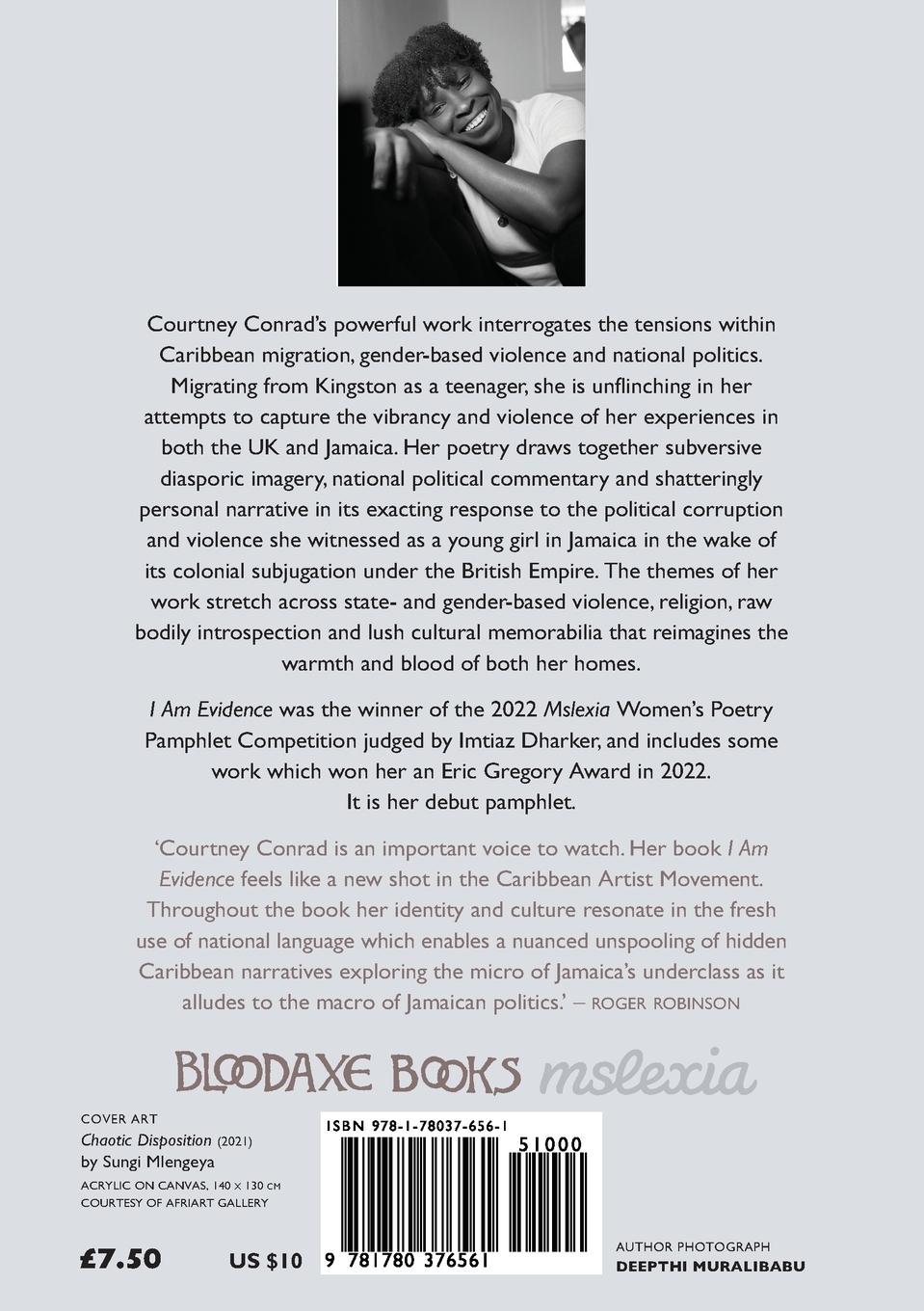 Rückseitencover I Am Evidence