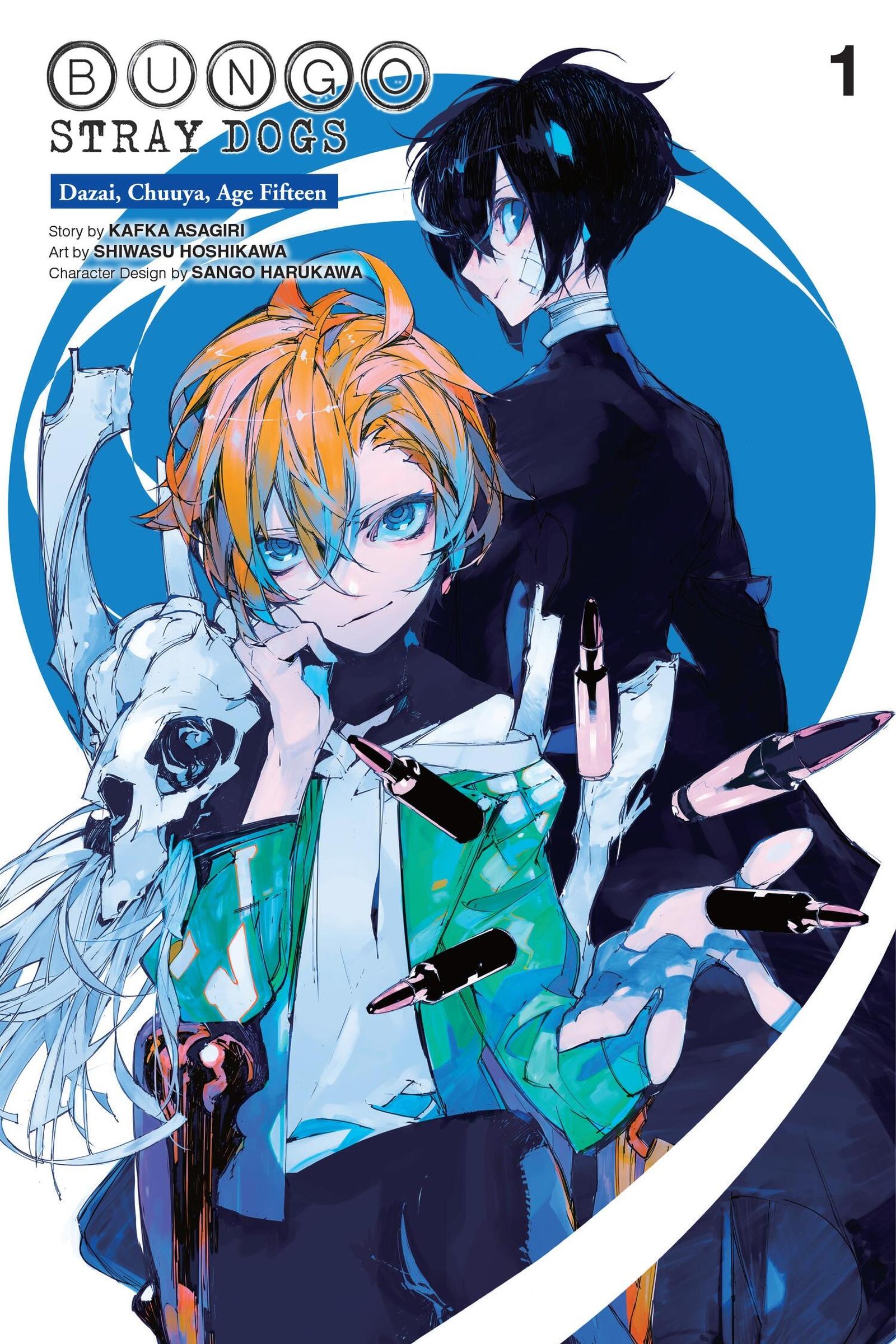 Vorderes Coverbild Bungo Stray Dogs: Dazai, Chuuya, Age Fifteen, Vol. 1