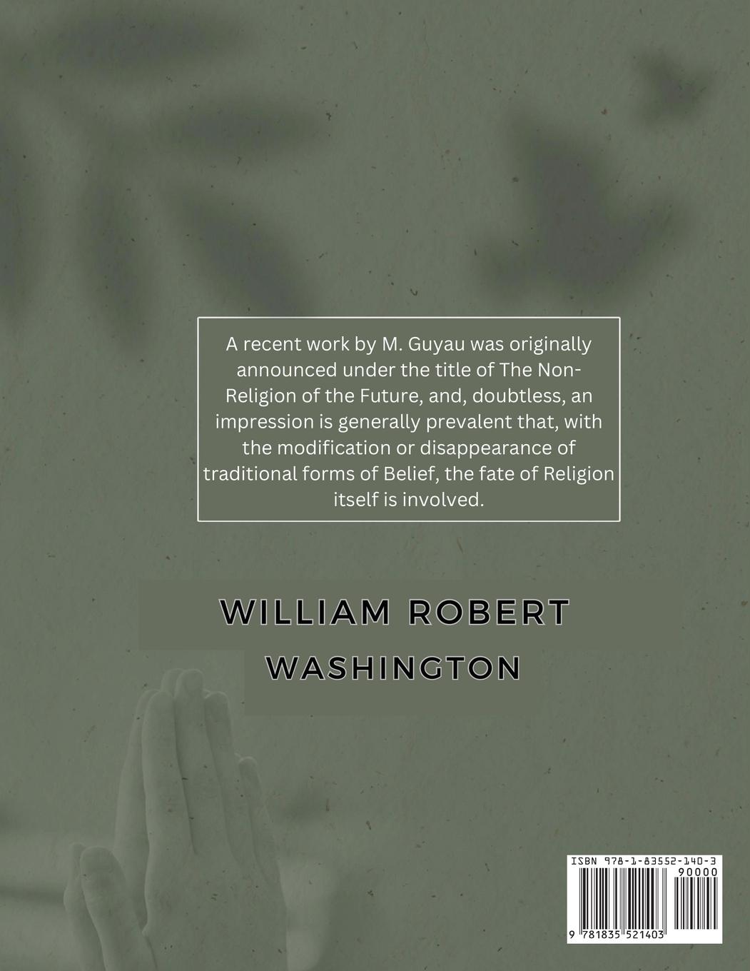 Rückseitencover Morality as a Religion