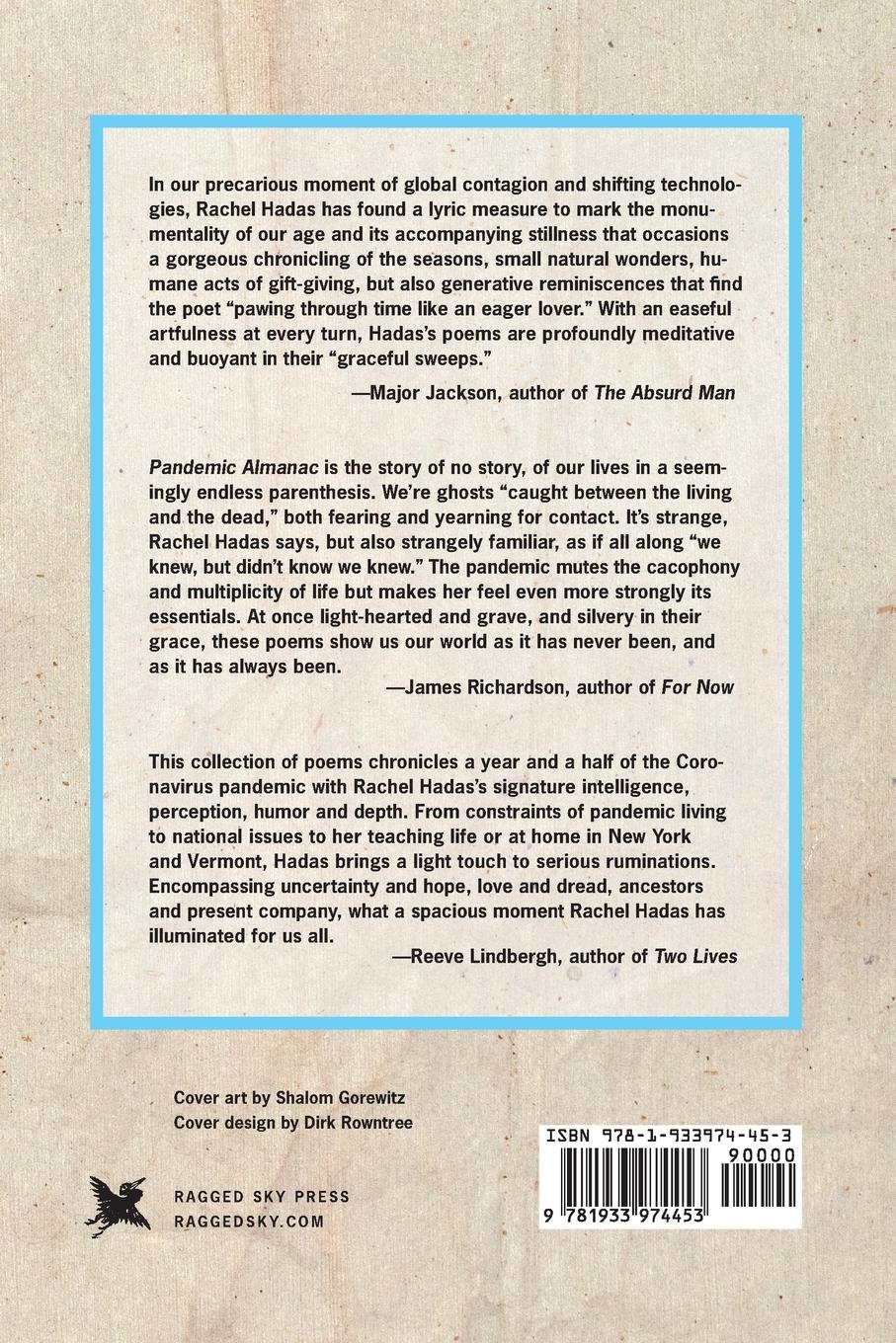 Rückseitencover Pandemic Almanac