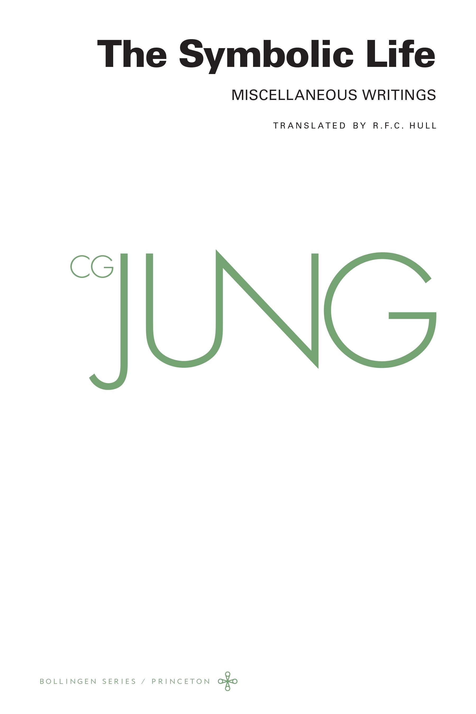 Vorderes Coverbild Collected Works of C. G. Jung, Volume 18