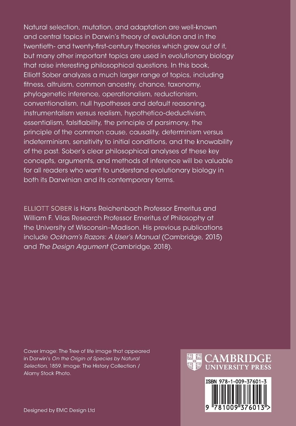 Rückseitencover The Philosophy of Evolutionary Theory