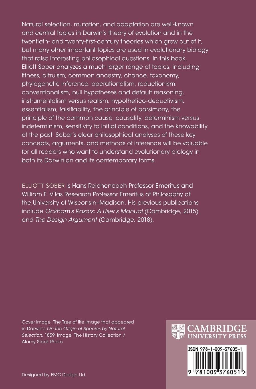 Rückseitencover The Philosophy of Evolutionary Theory