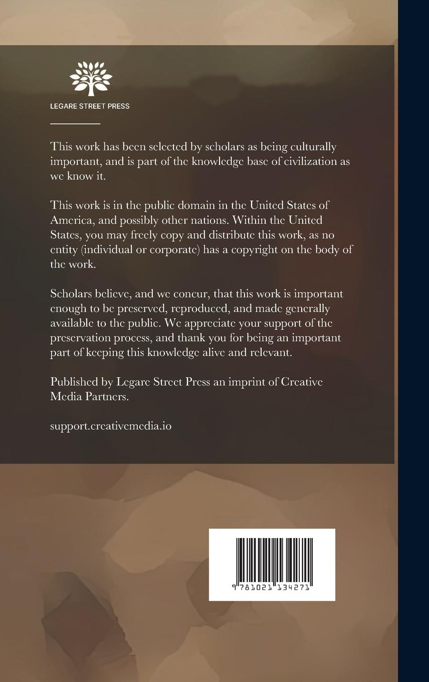 Rückseitencover McKinley's Masterpieces; Selections From the Public Addresses in and out of Congress, of William McKinley