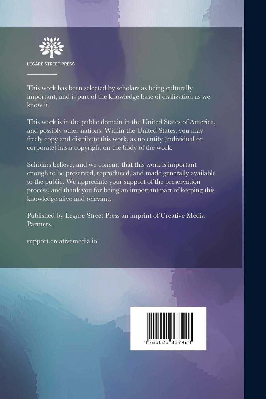 Rückseitencover The History of the Condition of Women in Various Ages and Nations; Volume 2