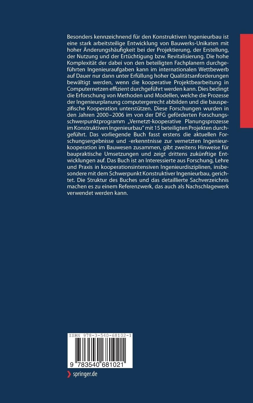 Rückseitencover Vernetzt-kooperative Planungsprozesse im Konstruktiven Ingenieurbau