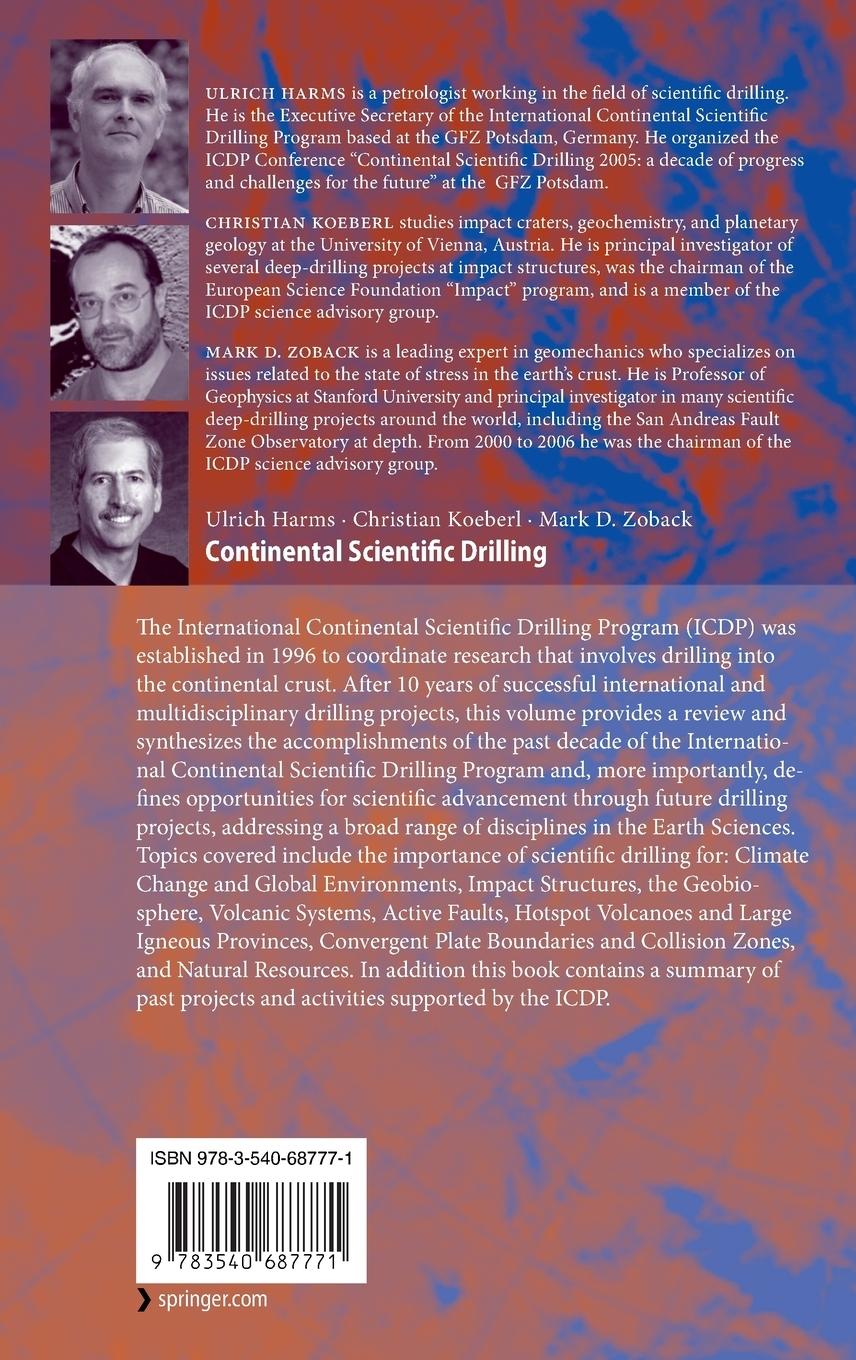 Rückseitencover Continental Scientific Drilling