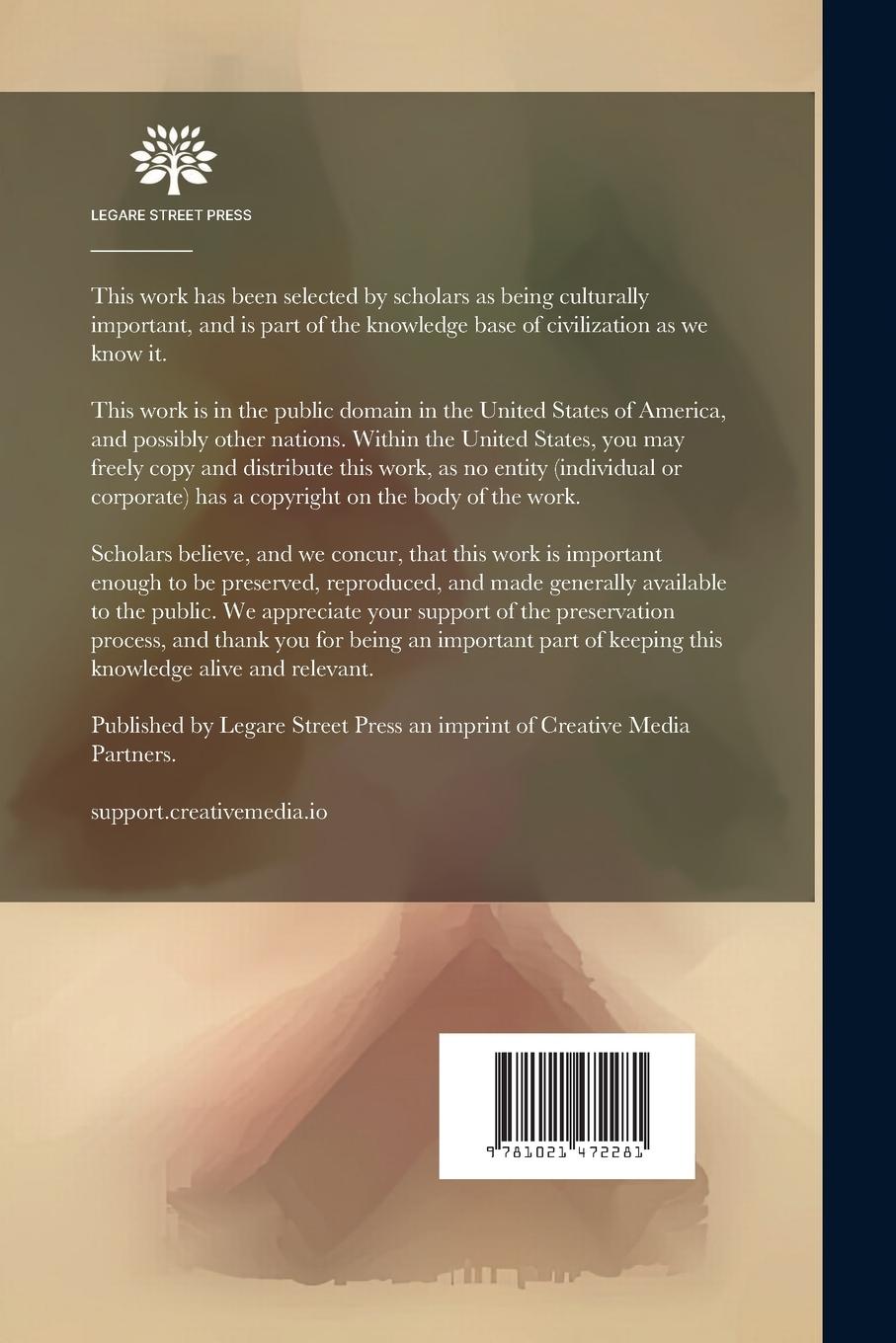 Rückseitencover Report on the Education of the Architect in the United States of America