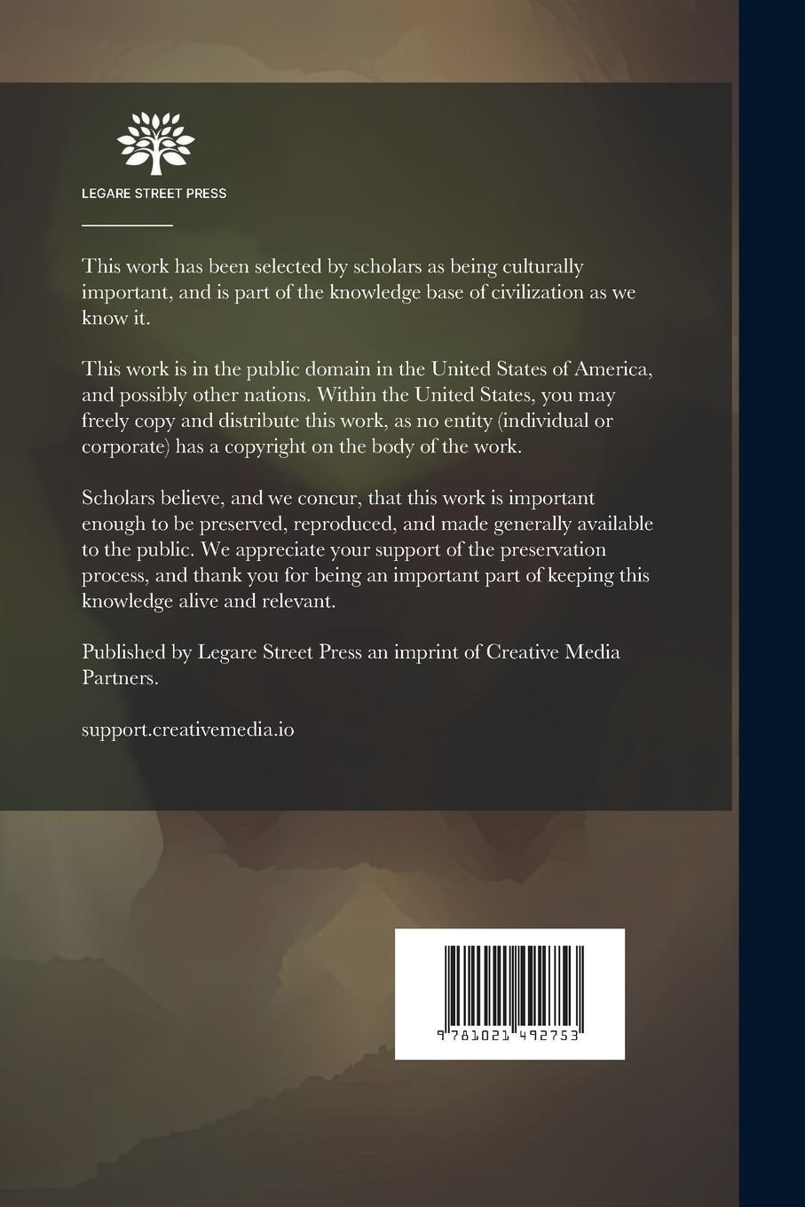 Rückseitencover A Catalogue of the Moths of India Volume pt 1-7: Pt 1-7