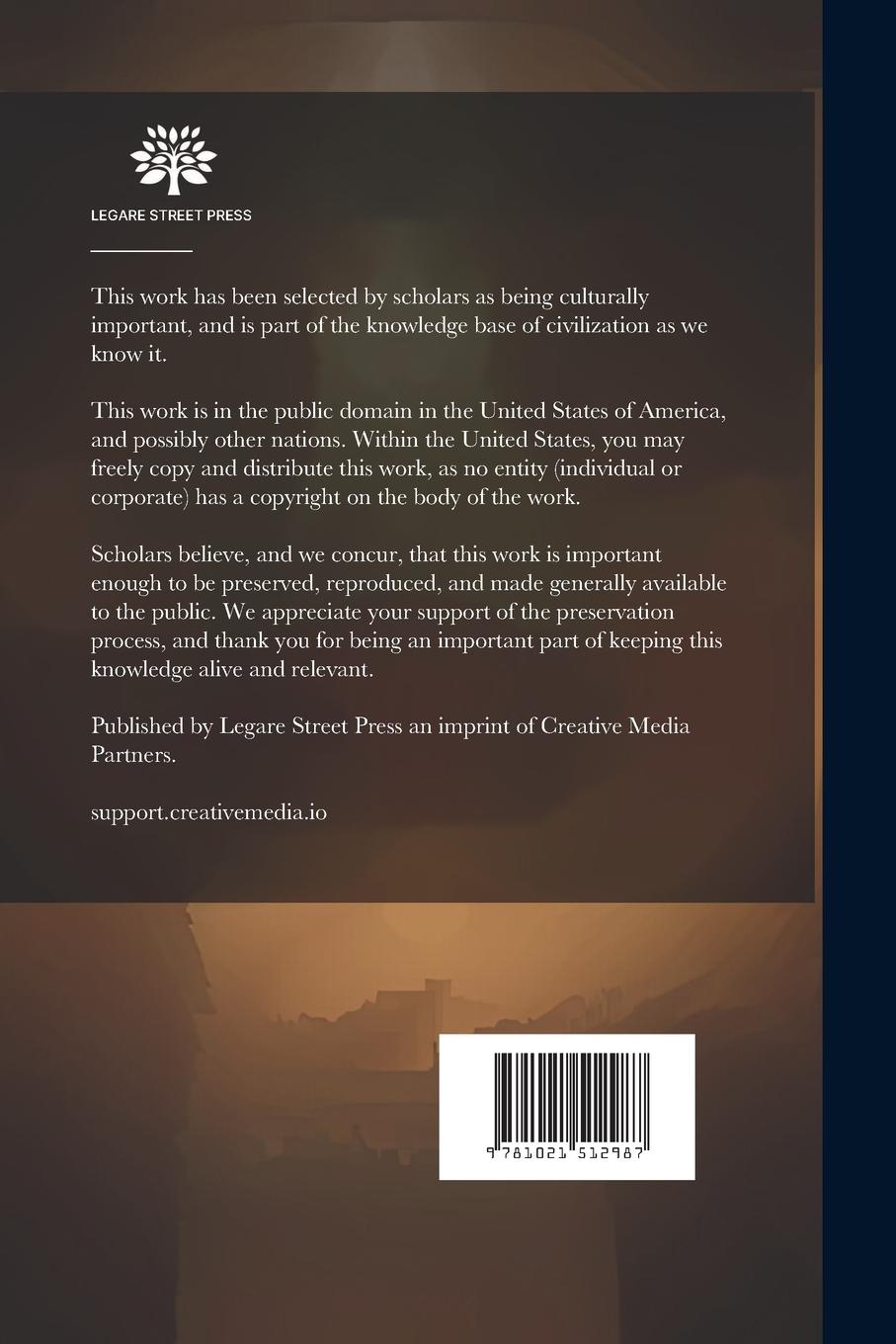 Rückseitencover The Ecclesiastical And Political History Of The Popes Of Rome Vol I