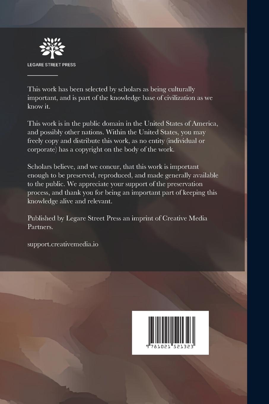 Rückseitencover Universal Military Training: Statements Made by Maj. Gen. Leonard Wood Before the Senate Subcommittee on Military Affairs and the House Committee o