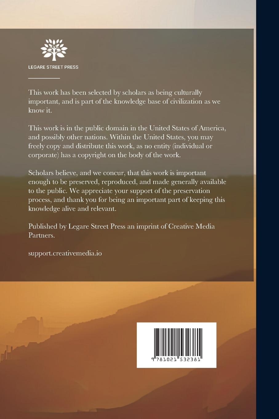 Rückseitencover General View Of The Agriculture And Minerals Of Derbyshire: With Observations On The Means Of Their Improvement Drawn Up For The Consideration Of The