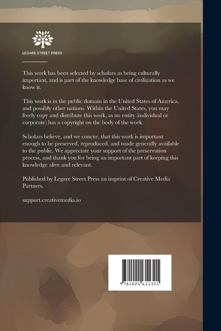 Rückseitencover First Annual Report of Charles H. Allen, Governor of Porto Rico