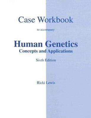 Vorderes Coverbild Human Genetics Case Workbook: Concepts and Applications