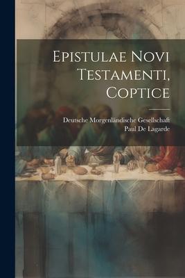 Vorderes Coverbild Epistulae Novi Testamenti, Coptice
