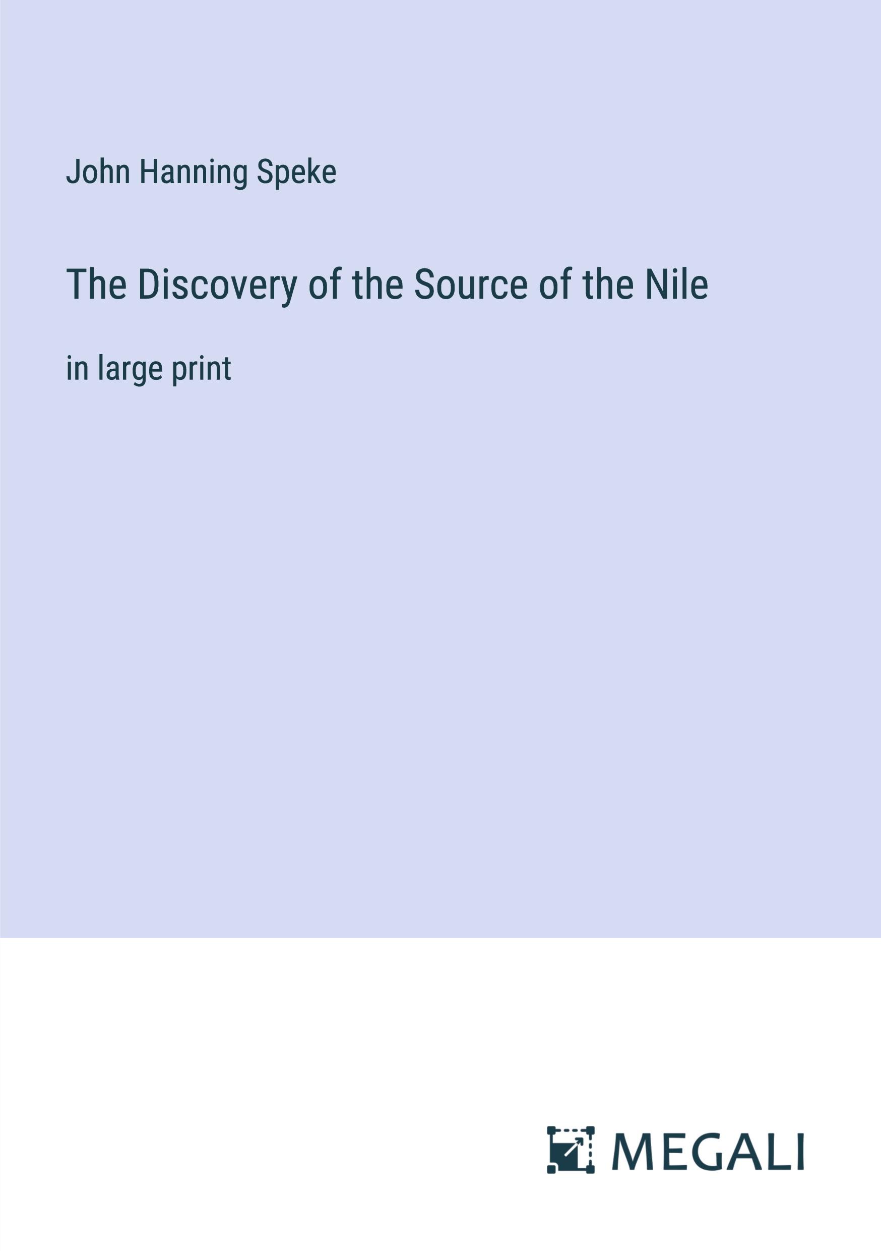 Vorderes Coverbild The Discovery of the Source of the Nile
