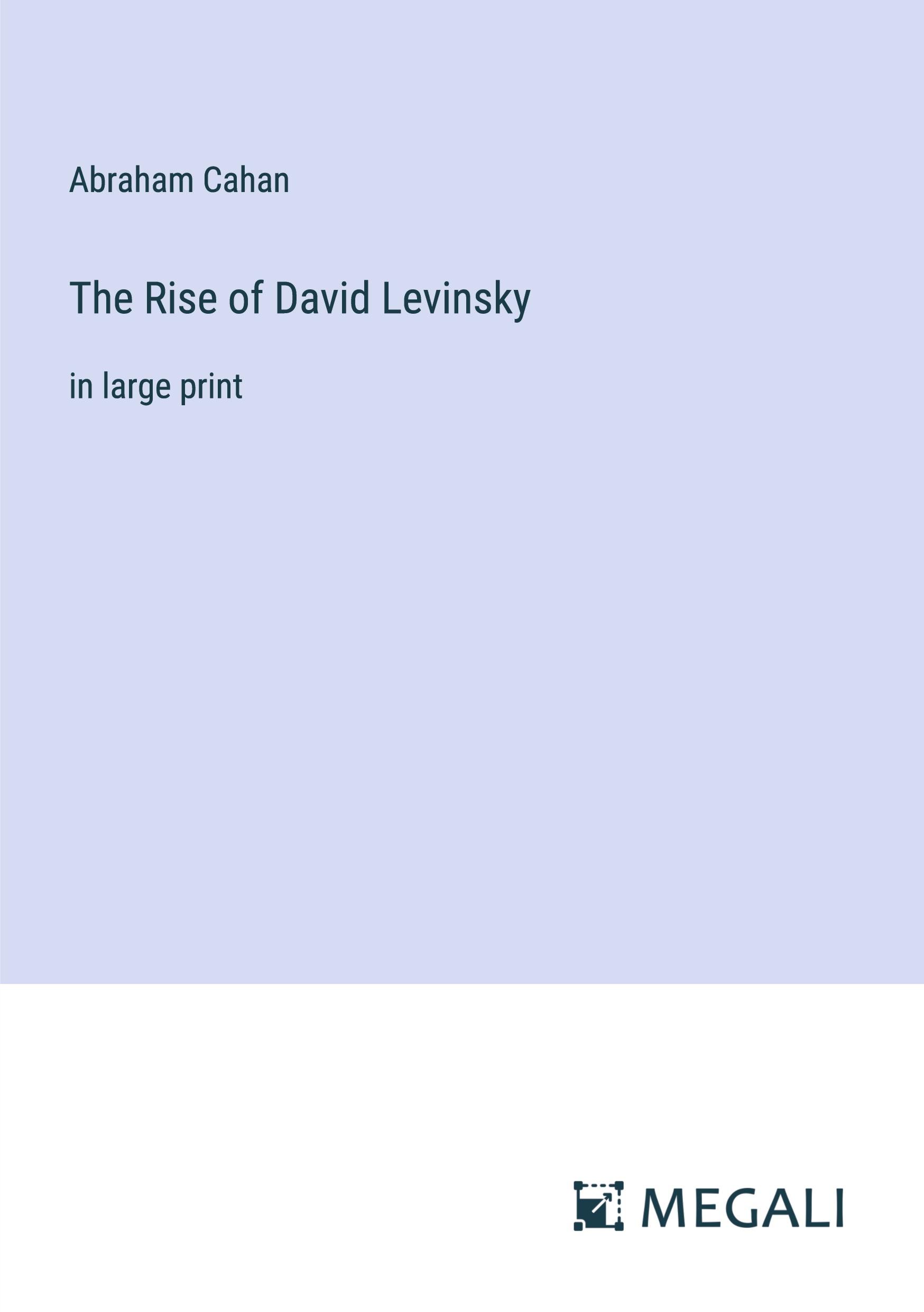 Vorderes Coverbild The Rise of David Levinsky