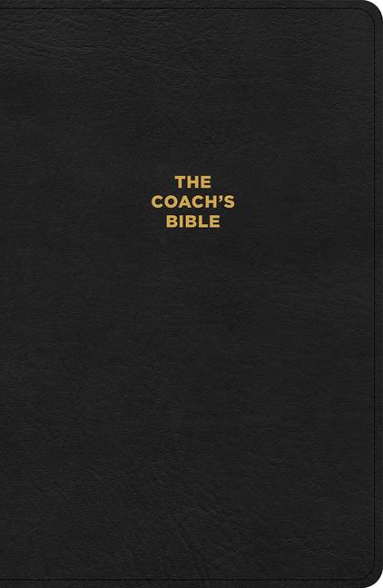 Vorderes Coverbild CSB Coach's Bible, Black Leathertouch