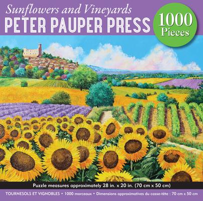 Vorderes Coverbild Sunflowers & Vineyards 1000 Piece Puzzle