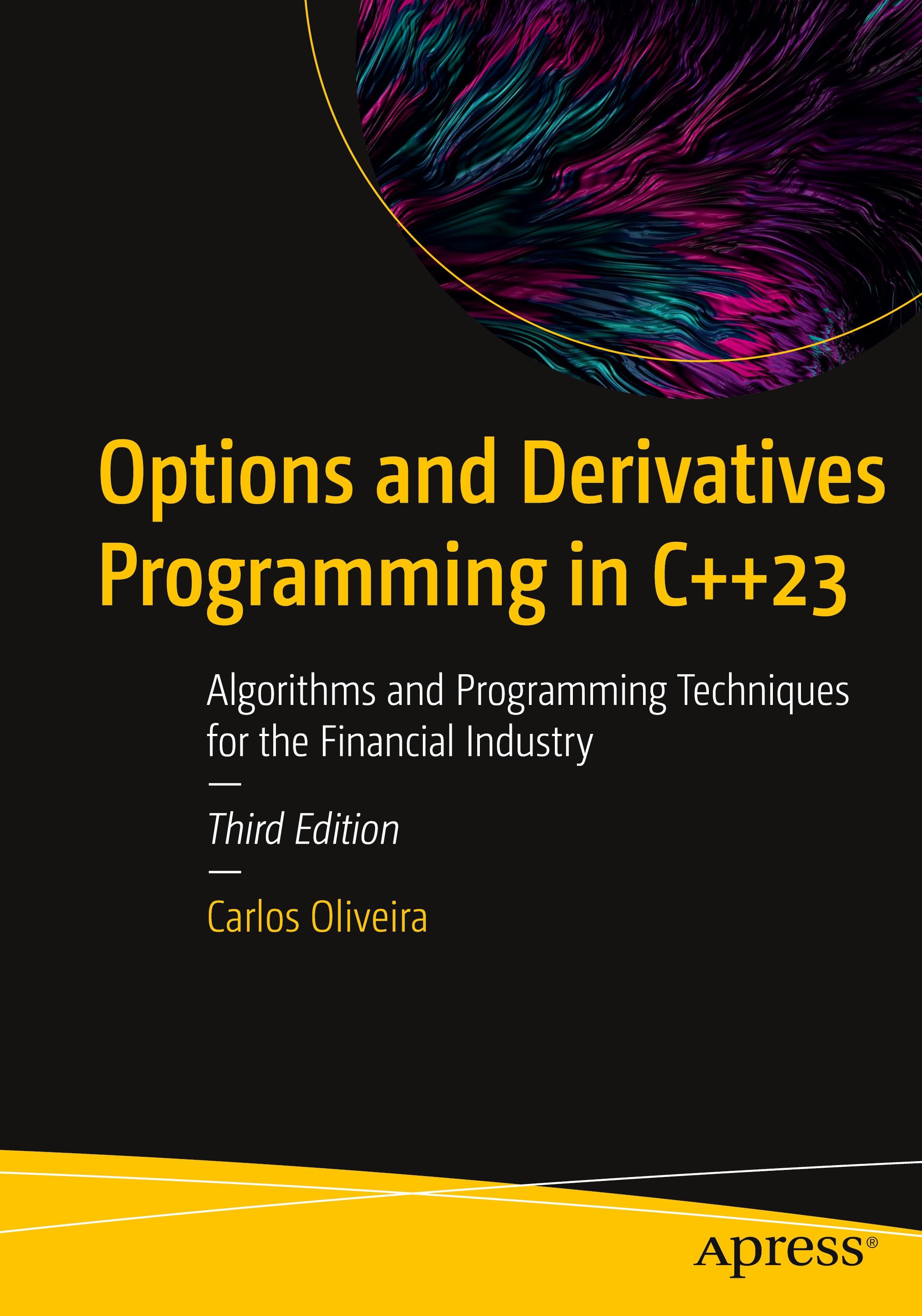 Vorderes Coverbild Options and Derivatives Programming in C++23