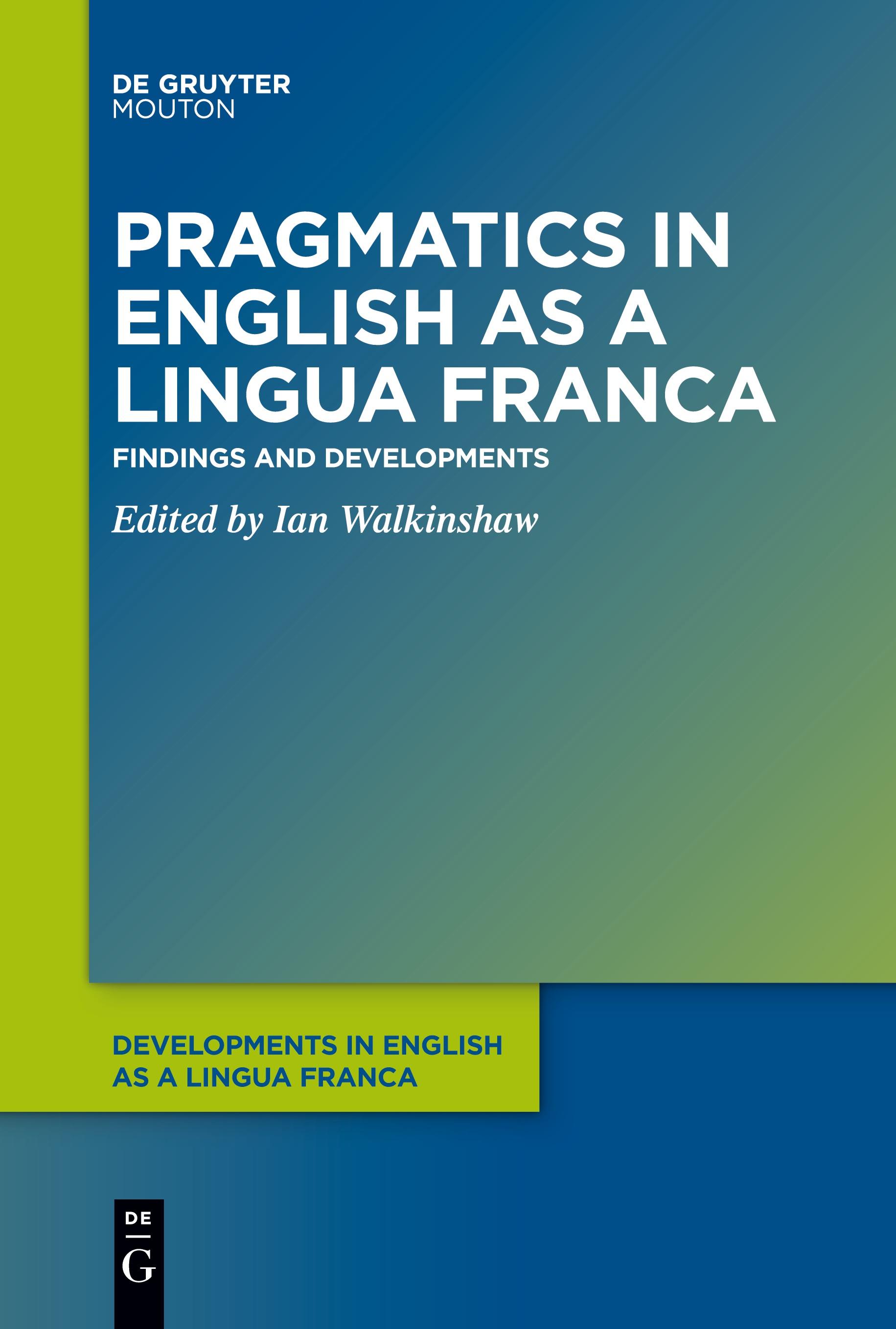 Vorderes Coverbild Pragmatics in English as a Lingua Franca