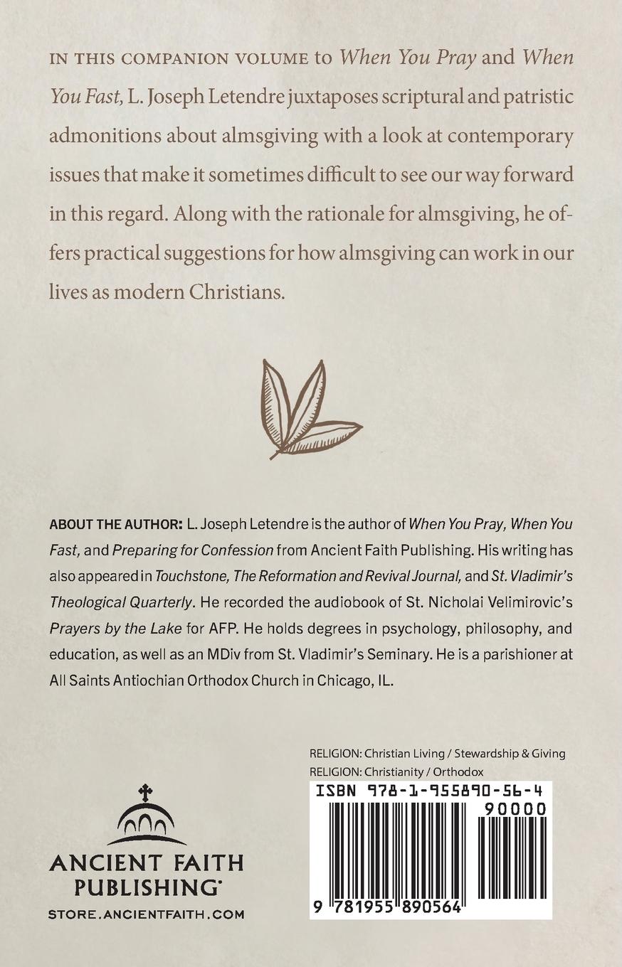 Rückseitencover When You Give