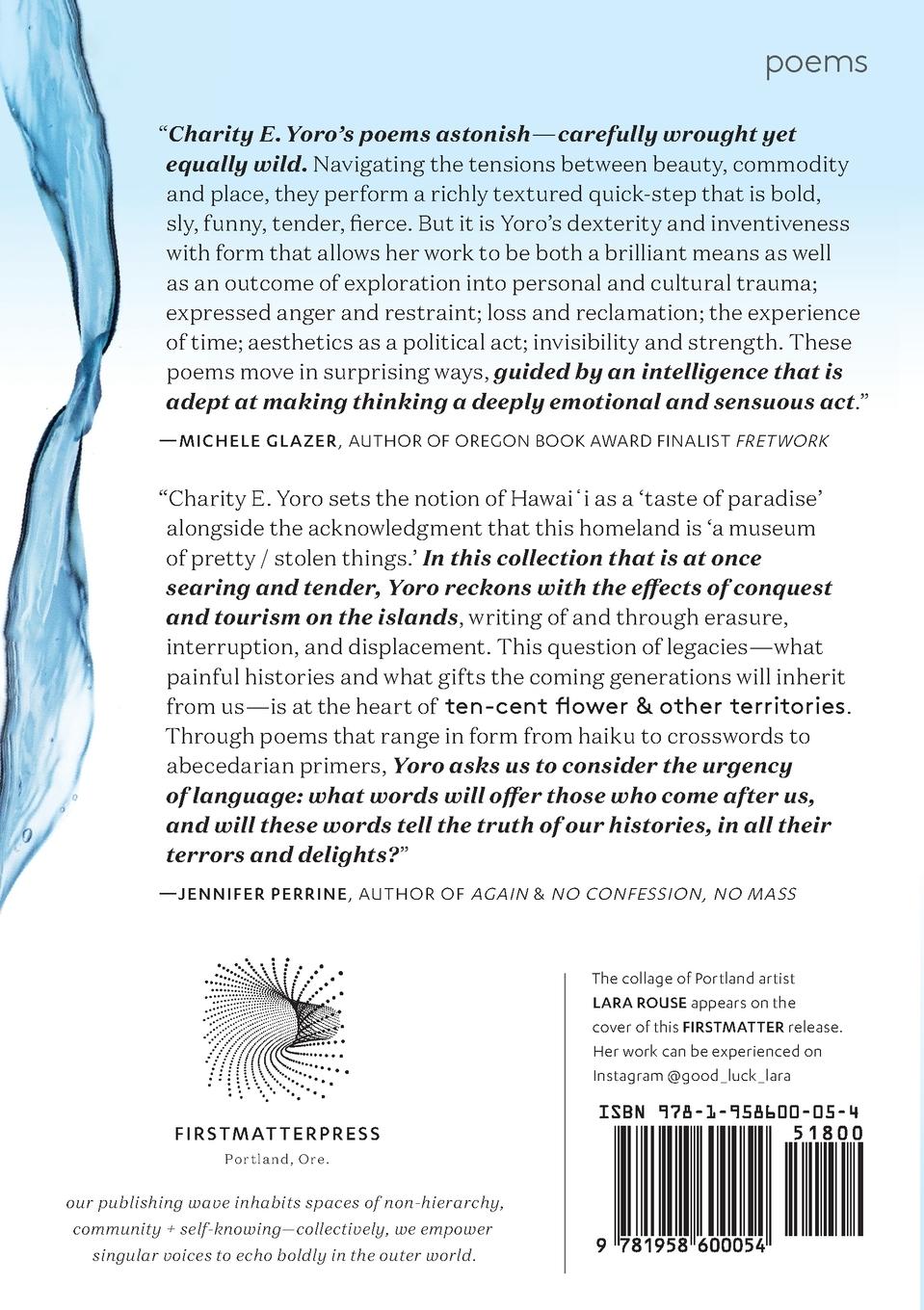 Rückseitencover ten-cent flower & other territories