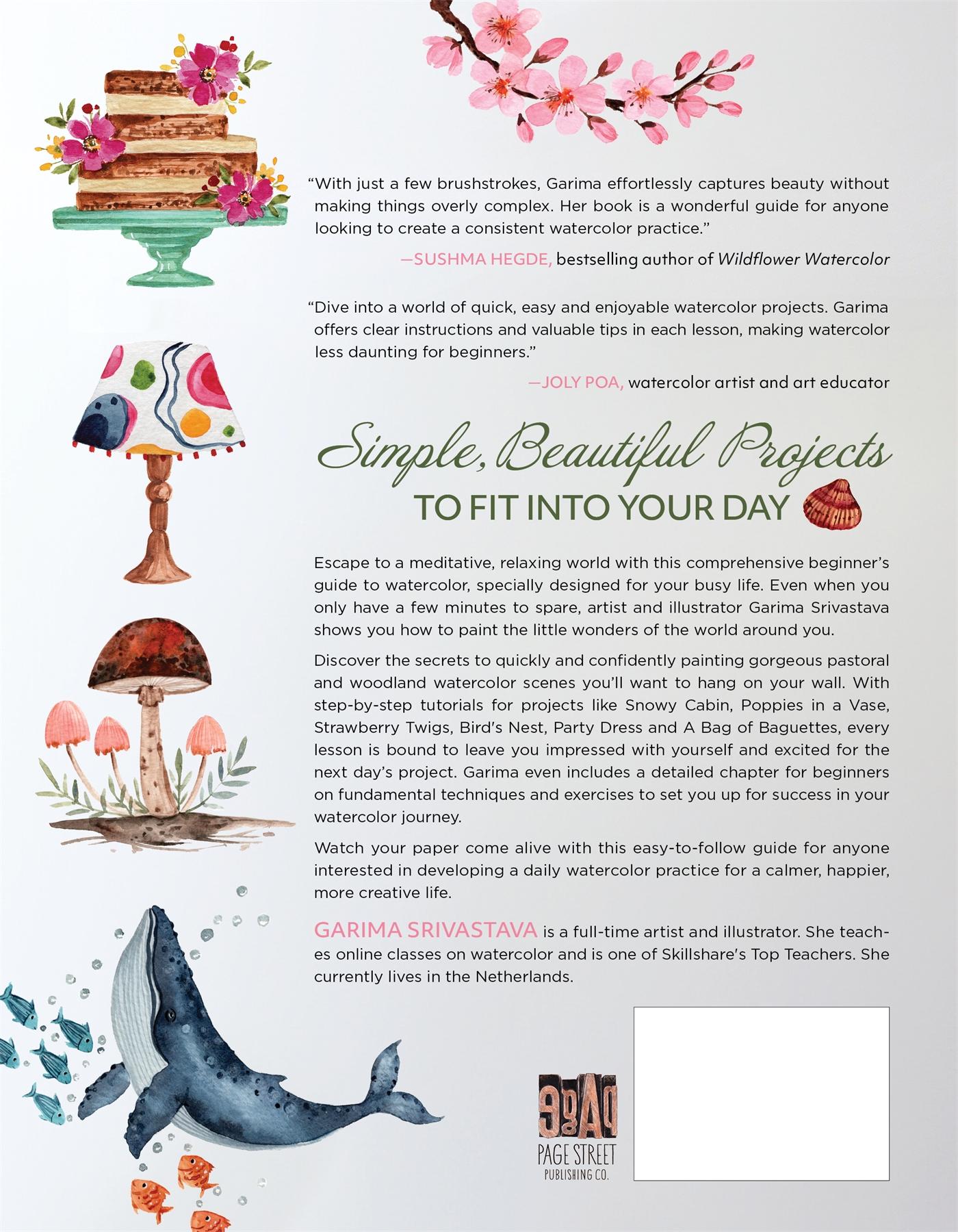 Rückseitencover Watercolor in 10 Minutes a Day