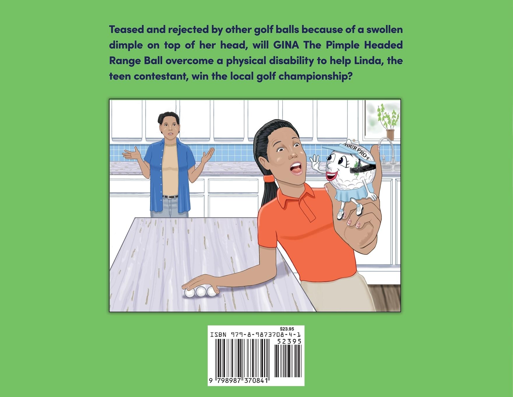 Rückseitencover The Adventures of Gina The Pimple Headed Range Ball