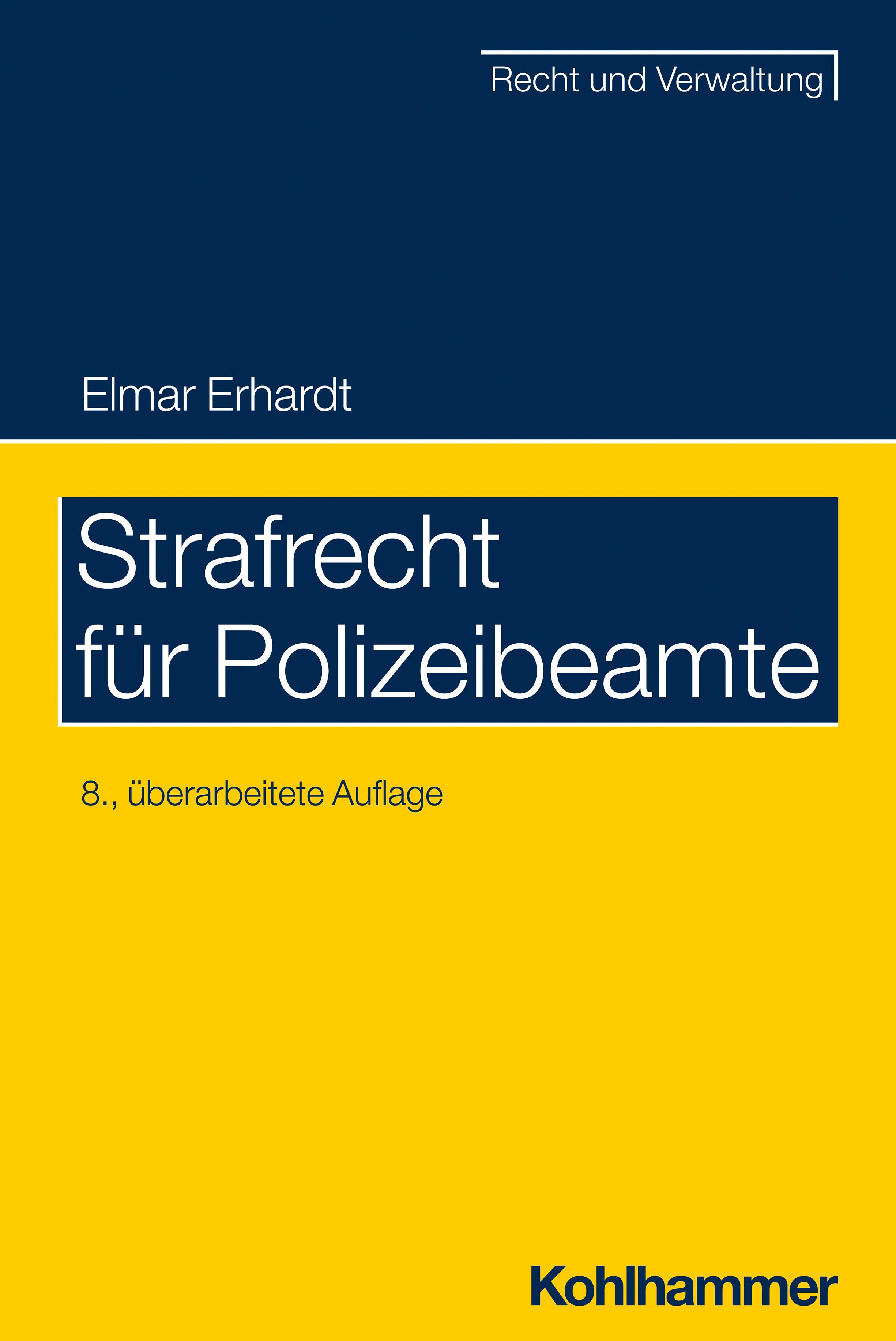 Vorderes Coverbild Strafrecht für Polizeibeamte