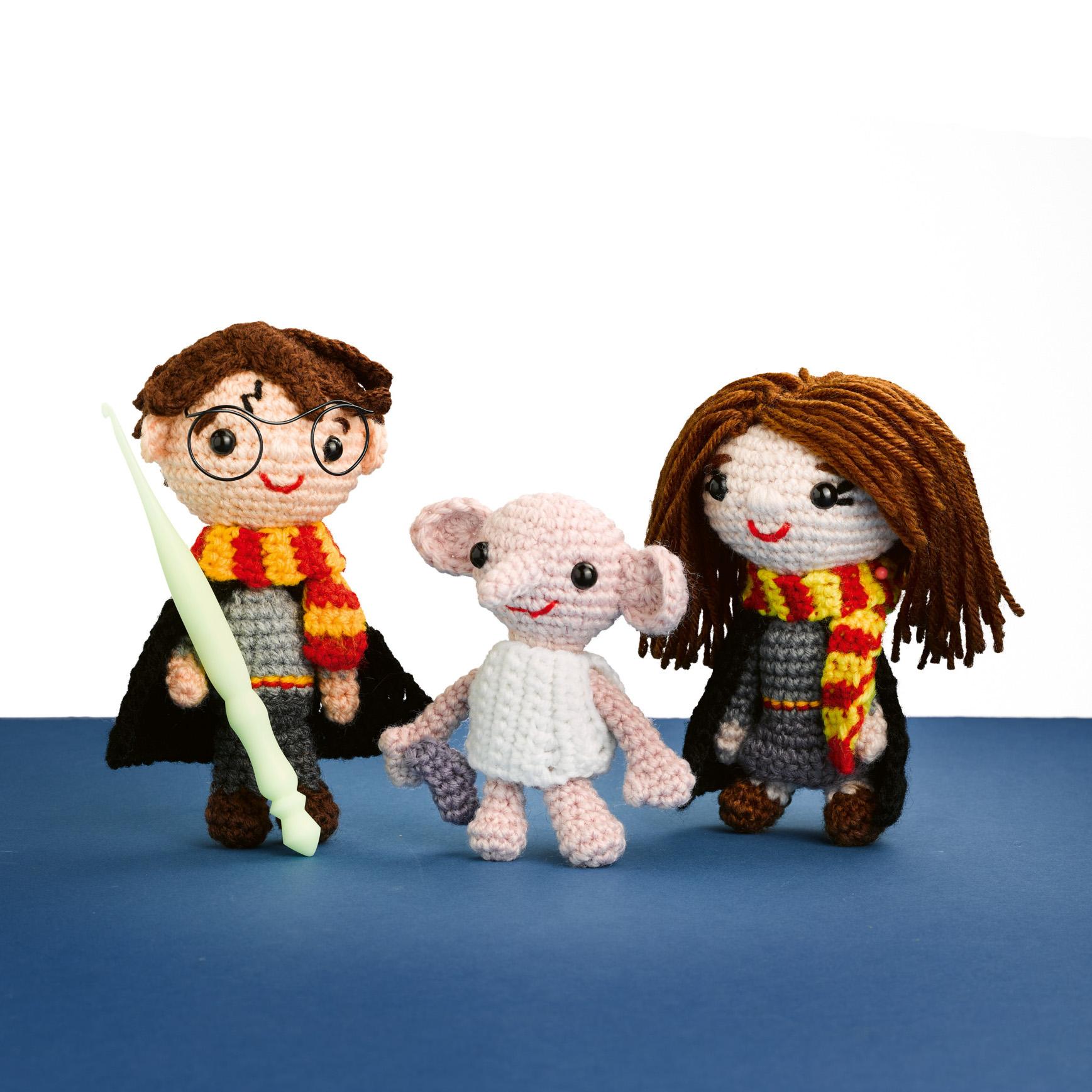 Beispielinhalt (Bild) Die inoffizielle Harry Potter Häkelbox. Mit Anleitungsbuch und Material