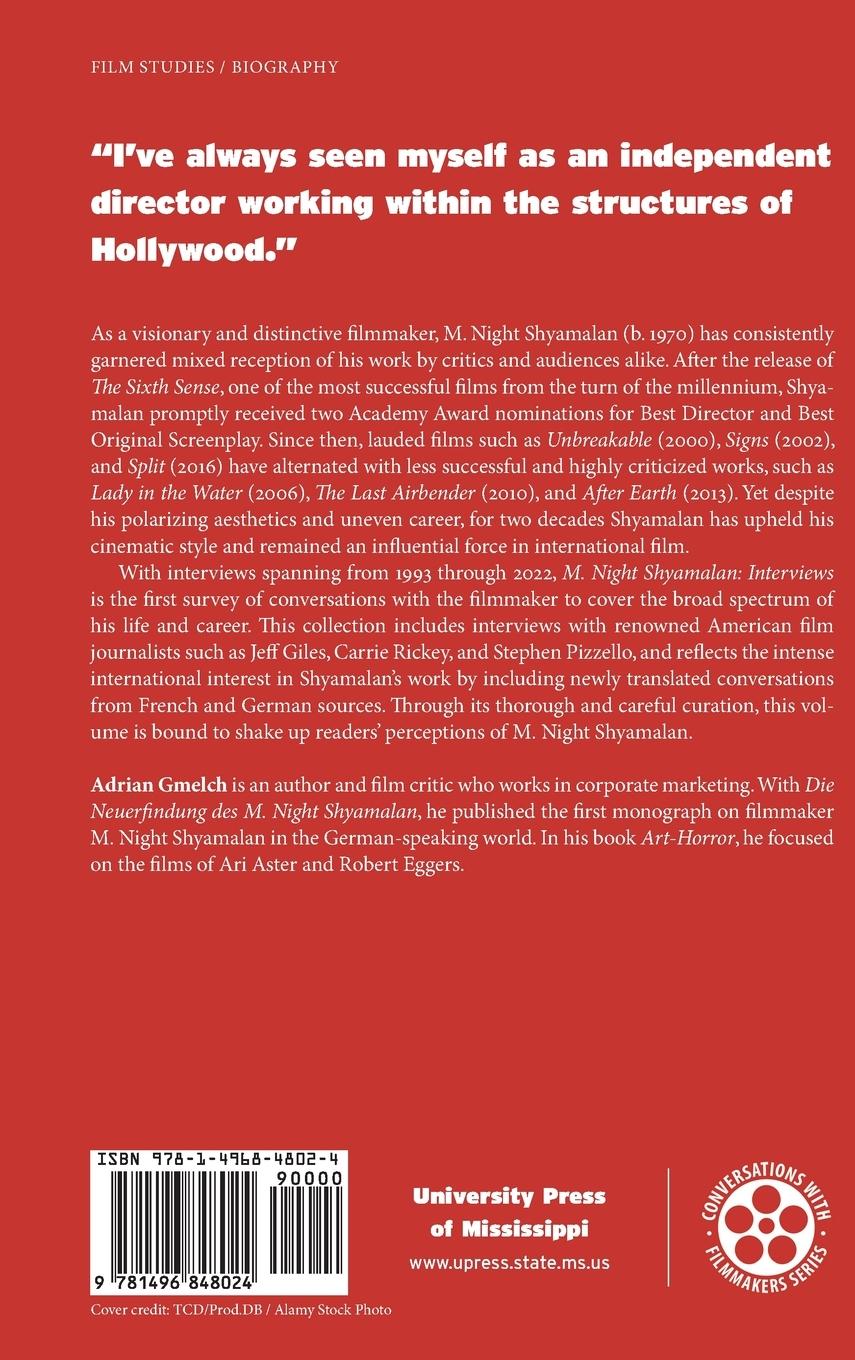 Rückseitencover M. Night Shyamalan