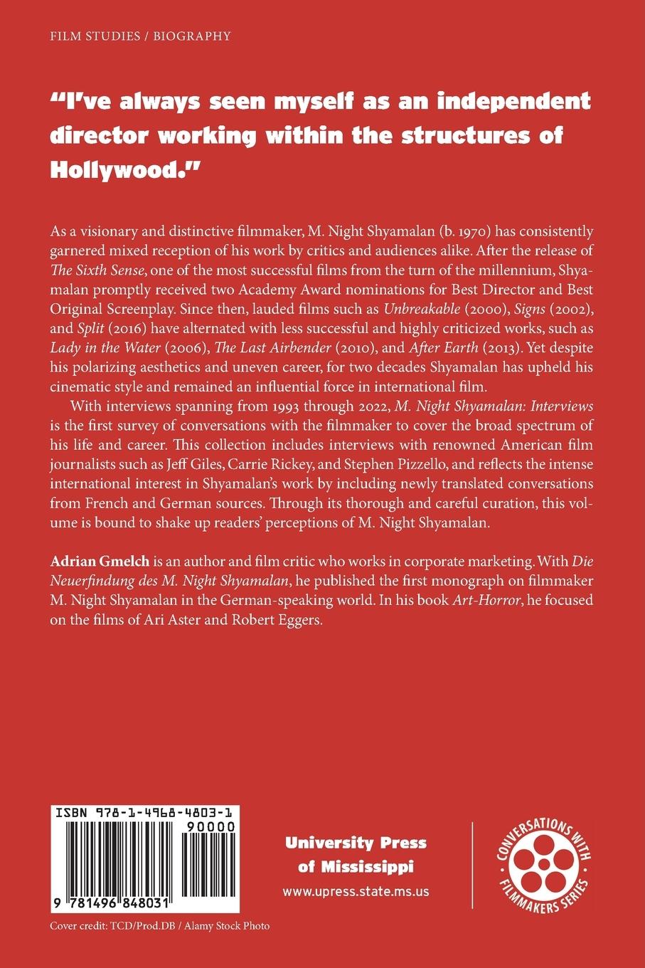 Rückseitencover M. Night Shyamalan