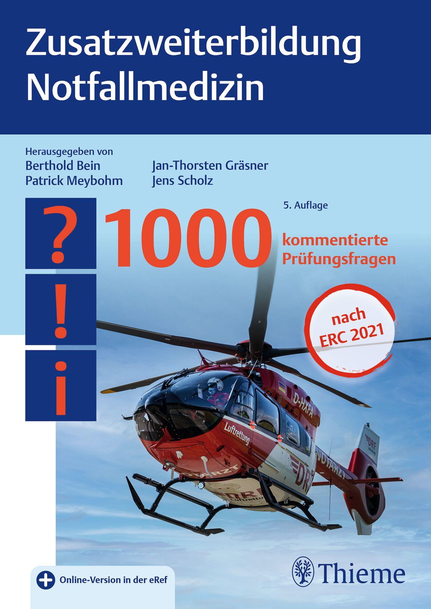 Vorderes Coverbild Zusatzweiterbildung Notfallmedizin