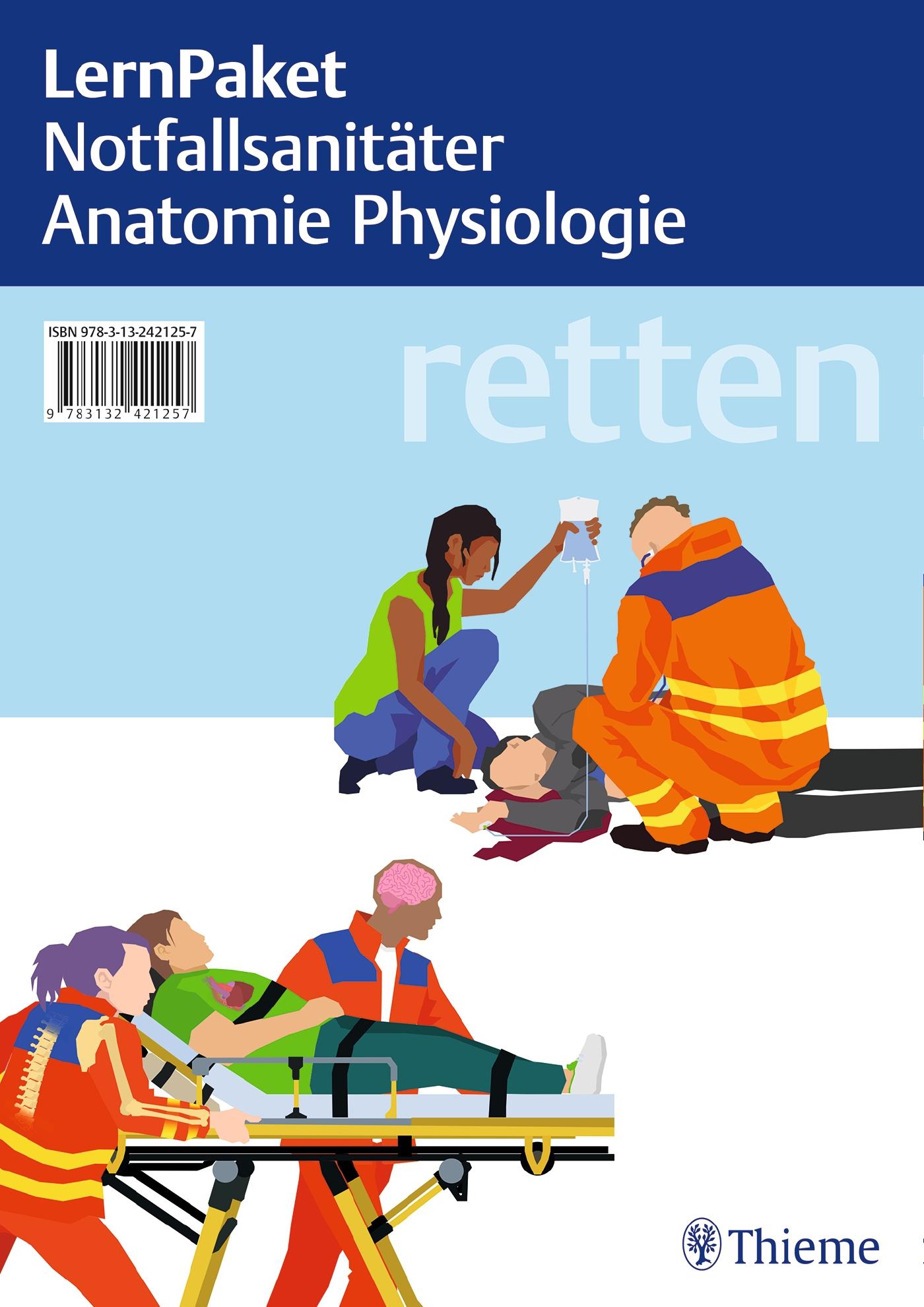Vorderes Coverbild retten - Notfallsanitäter Lernpaket
