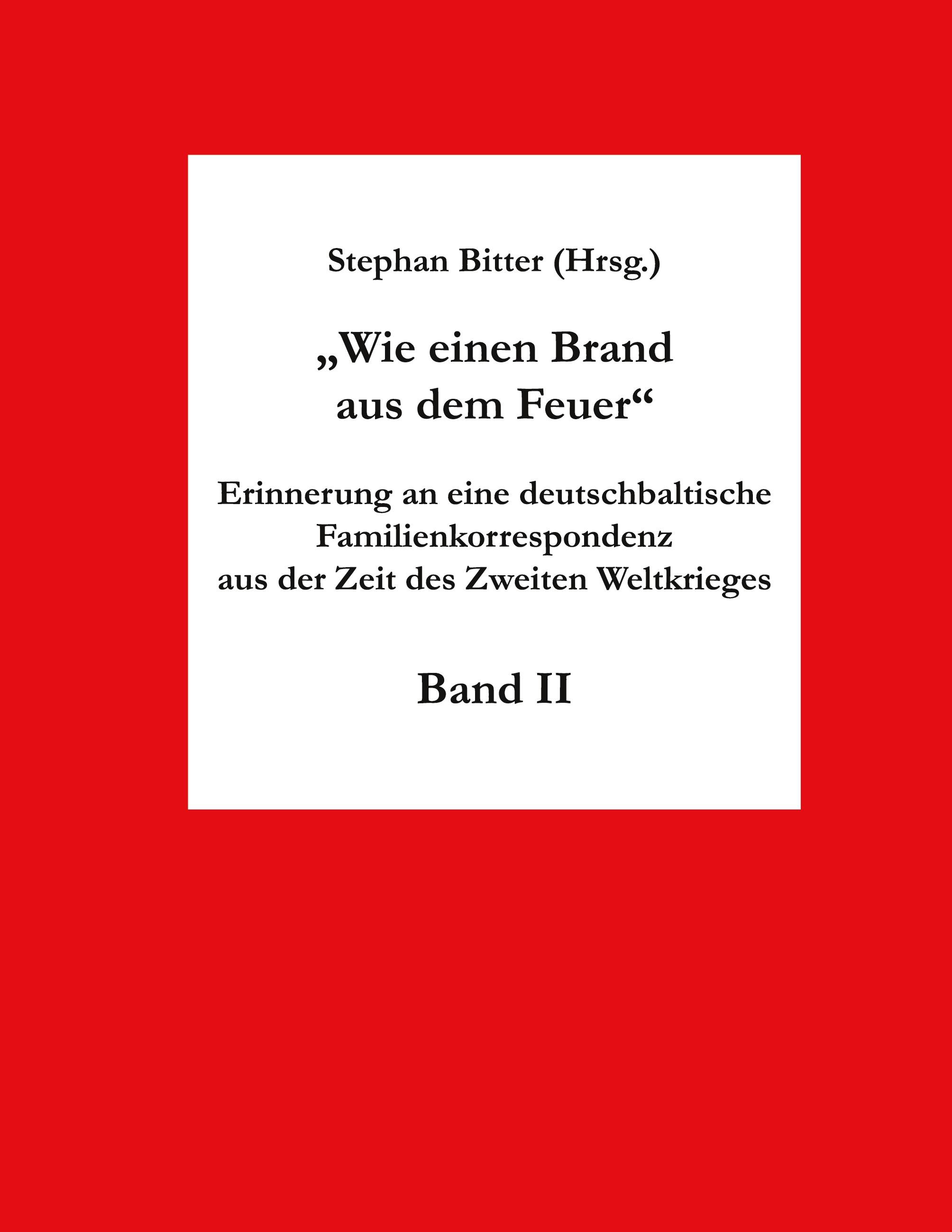 Vorderes Coverbild Wie einen Brand aus dem Feuer Band II