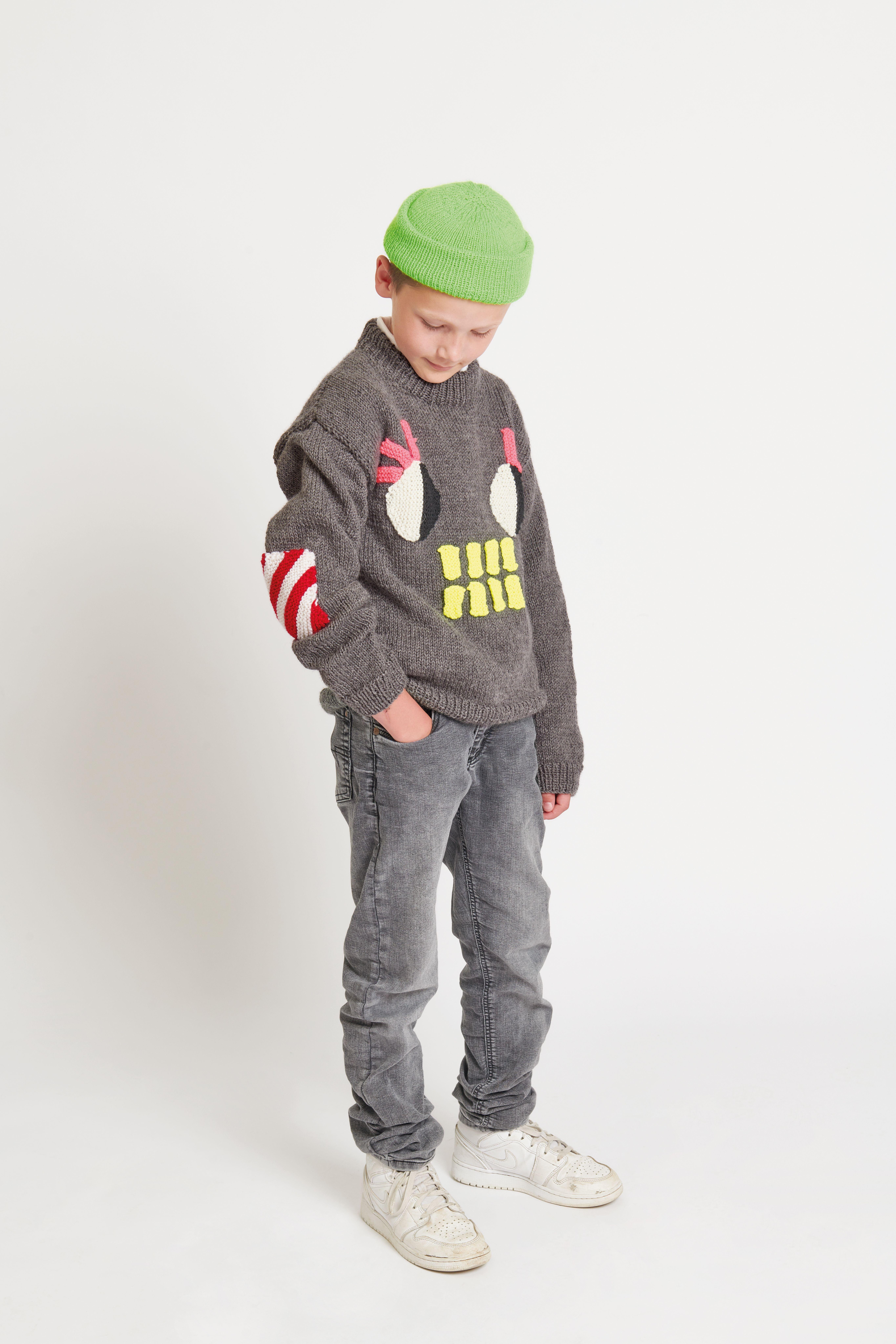 Beispielinhalt (Bild) Kids Handknitting