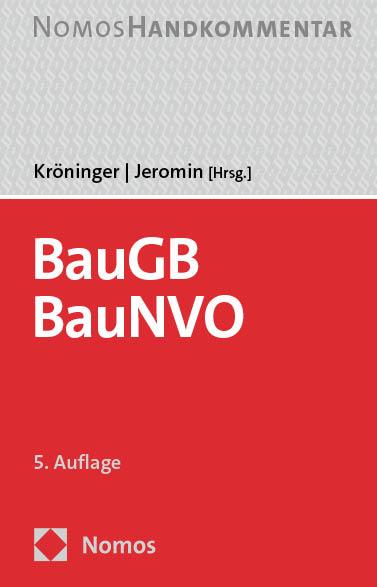 Vorderes Coverbild Baugesetzbuch, Baunutzungsverordnung: BauGB, BauNVO