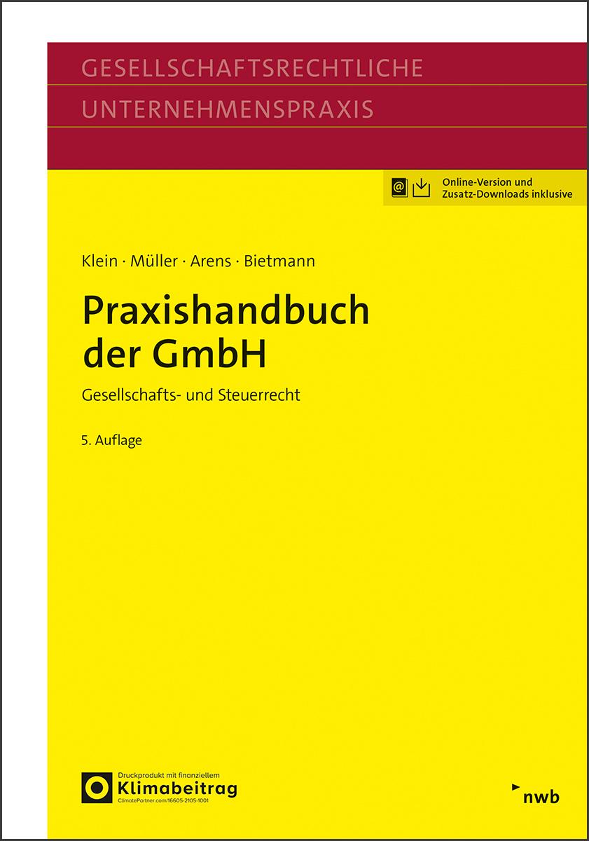 Vorderes Coverbild Praxishandbuch der GmbH