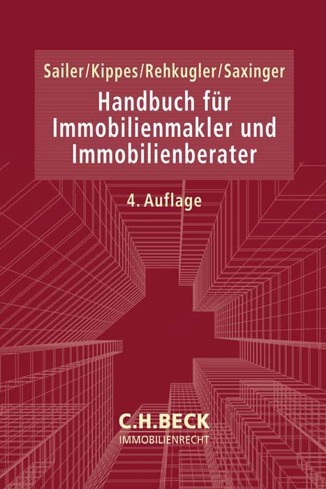 Vorderes Coverbild Handbuch für Immobilienmakler und Immobilienberater