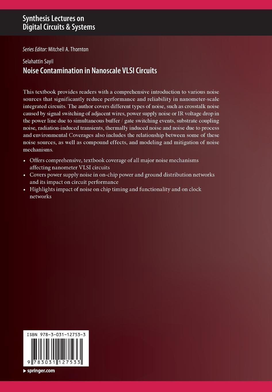 Rückseitencover Noise Contamination in Nanoscale VLSI Circuits
