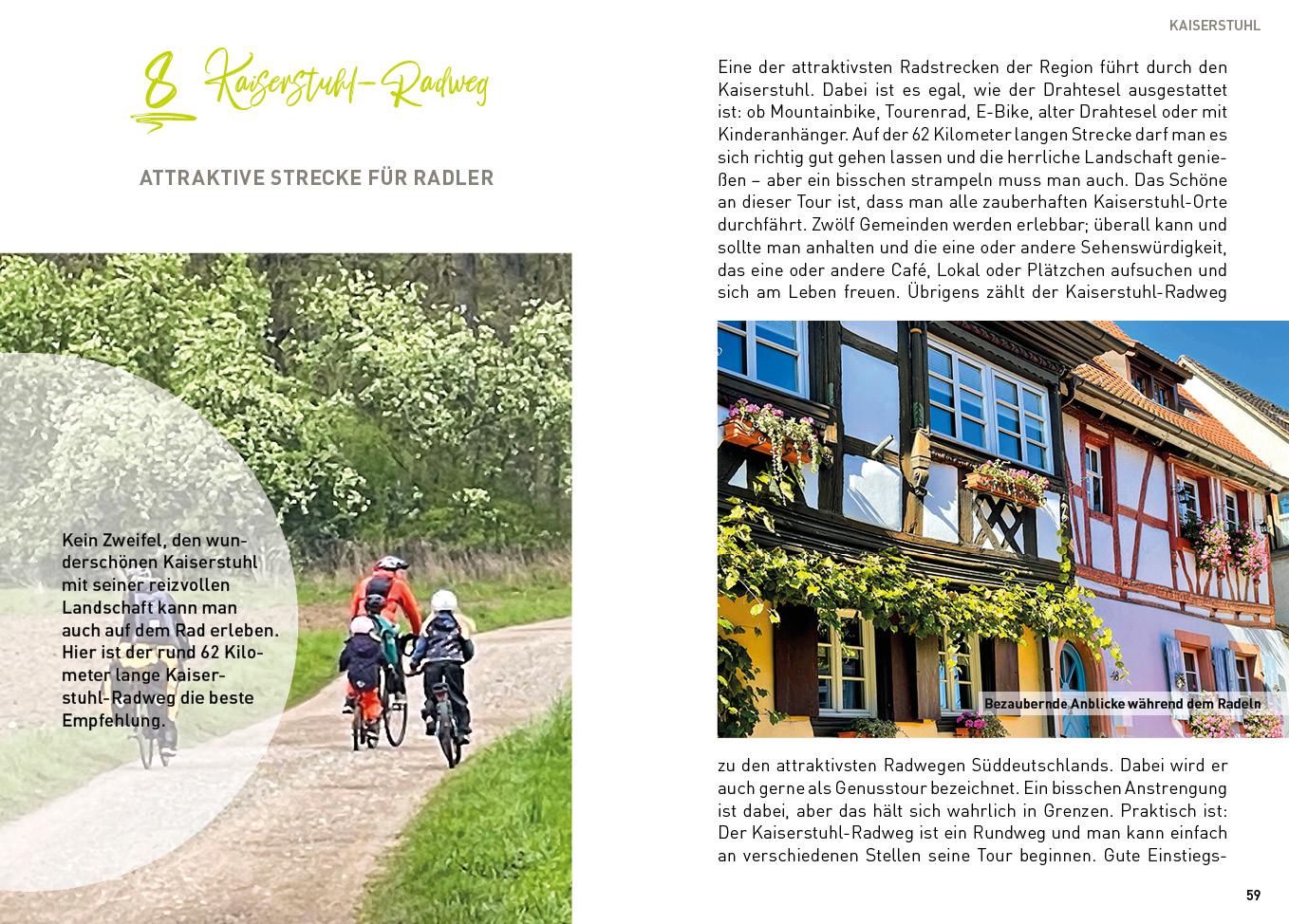 Beispielinhalt (Bild) Kaiserstuhl mit Freiburg, Breisgau und Tuniberg - HeimatMomente