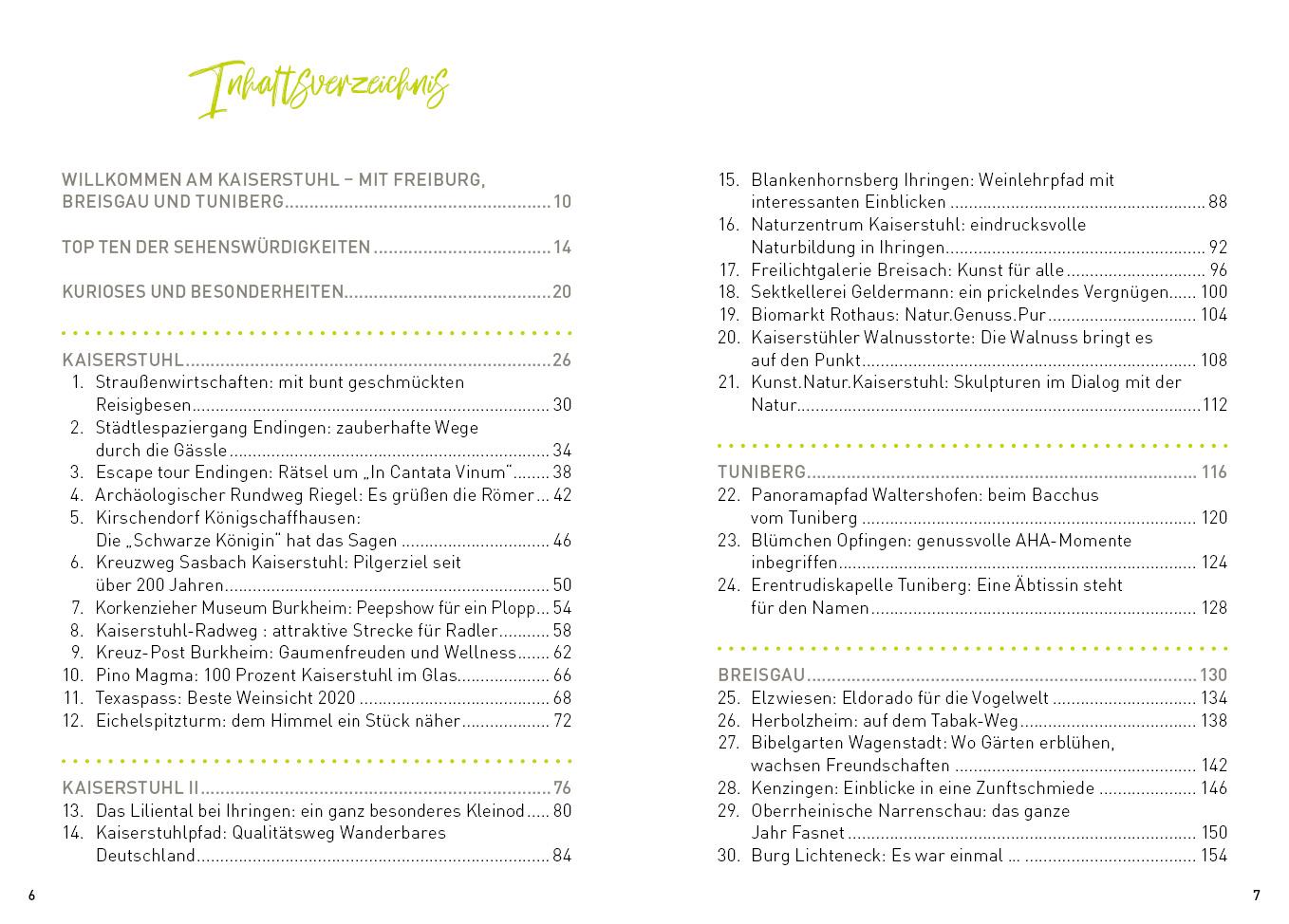 Beispielinhalt (Bild) Kaiserstuhl mit Freiburg, Breisgau und Tuniberg - HeimatMomente