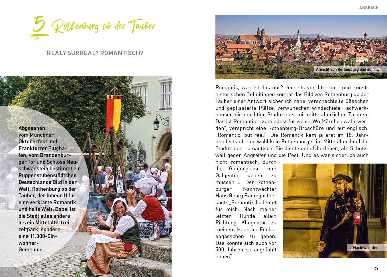 Beispielinhalt (Bild) Mittelfranken mit Nürnberg und Rothenburg ob der Tauber - HeimatMomente
