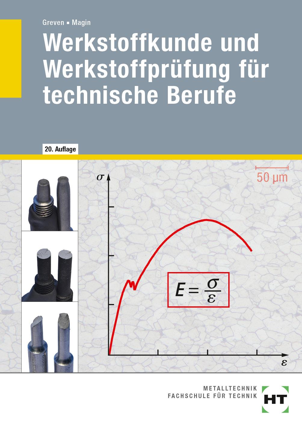 Vorderes Coverbild Werkstoffkunde und Werkstoffprüfung für technische Berufe