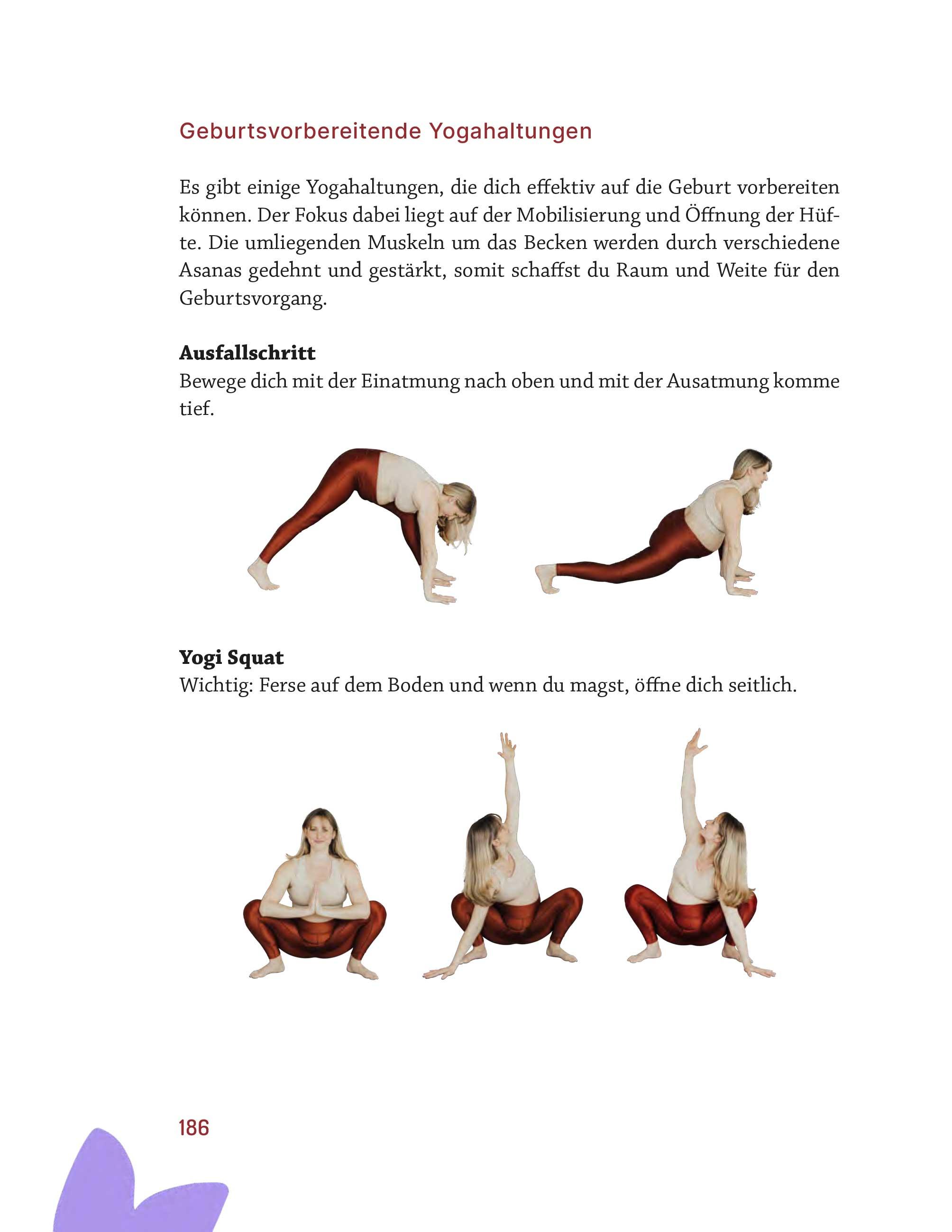 Beispielinhalt (Bild) Yoga für die Geburtsvorbereitung und in der Rückbildung
