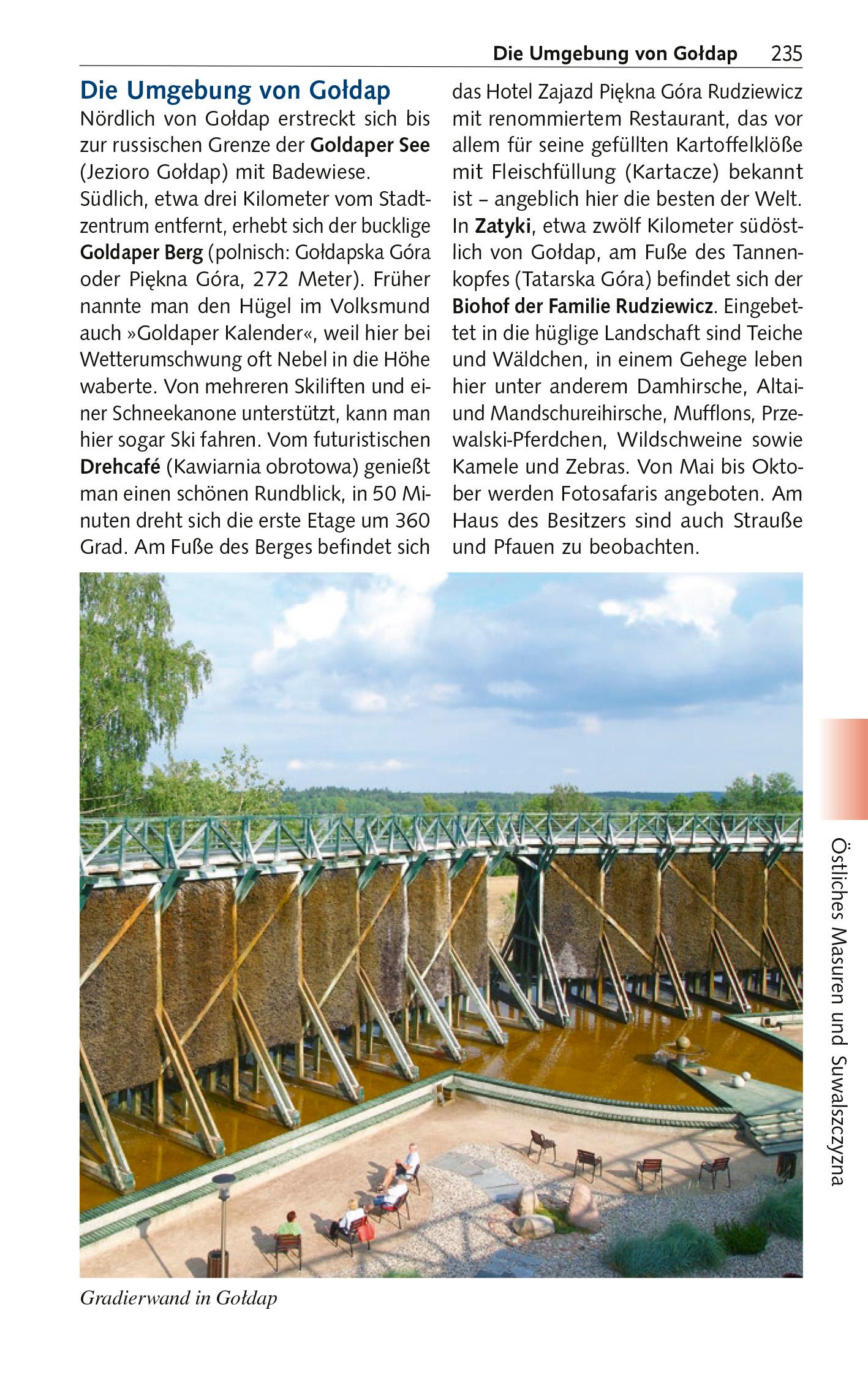Beispielinhalt (Bild) TRESCHER Reiseführer Masuren