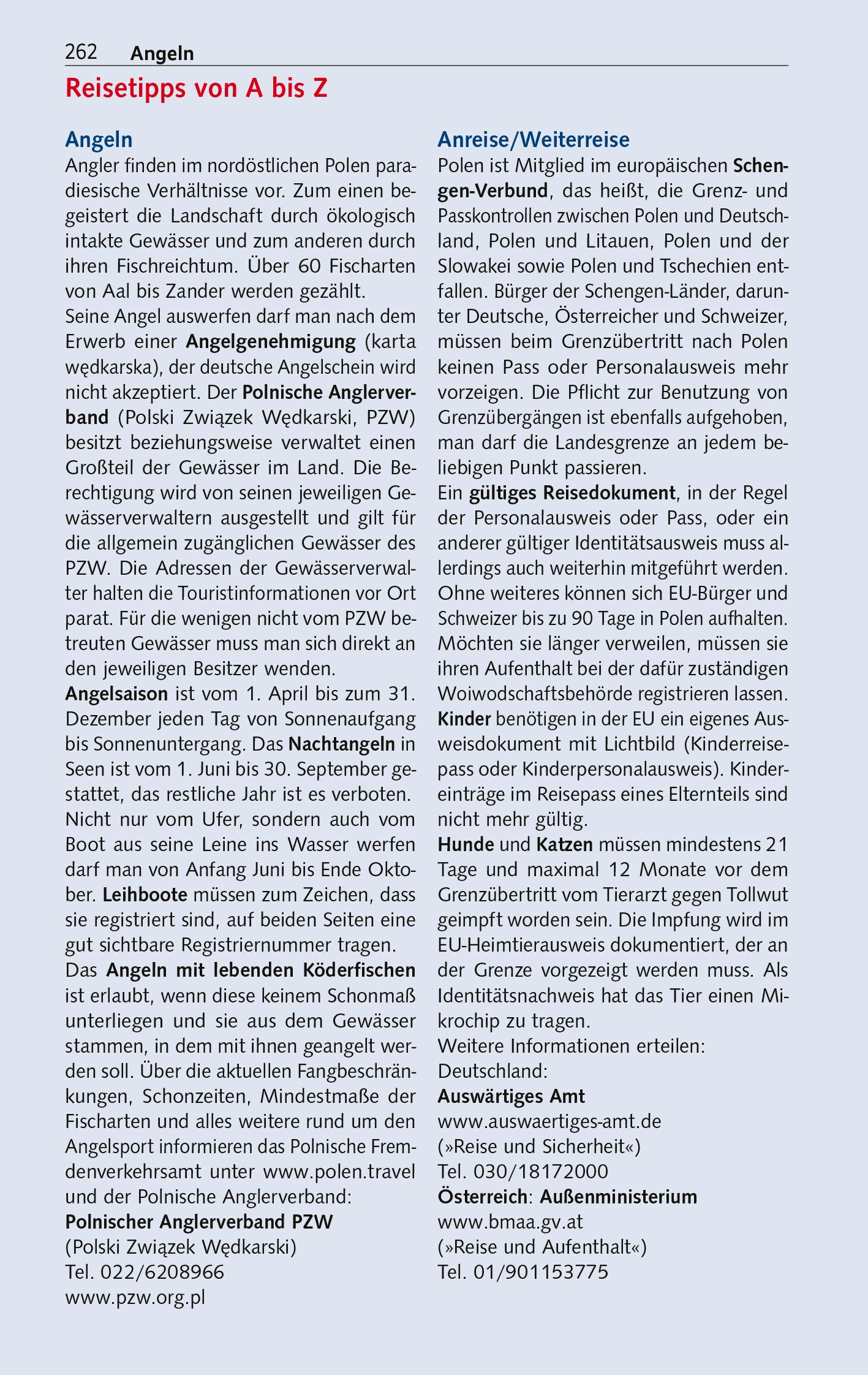 Beispielinhalt (Bild) TRESCHER Reiseführer Masuren