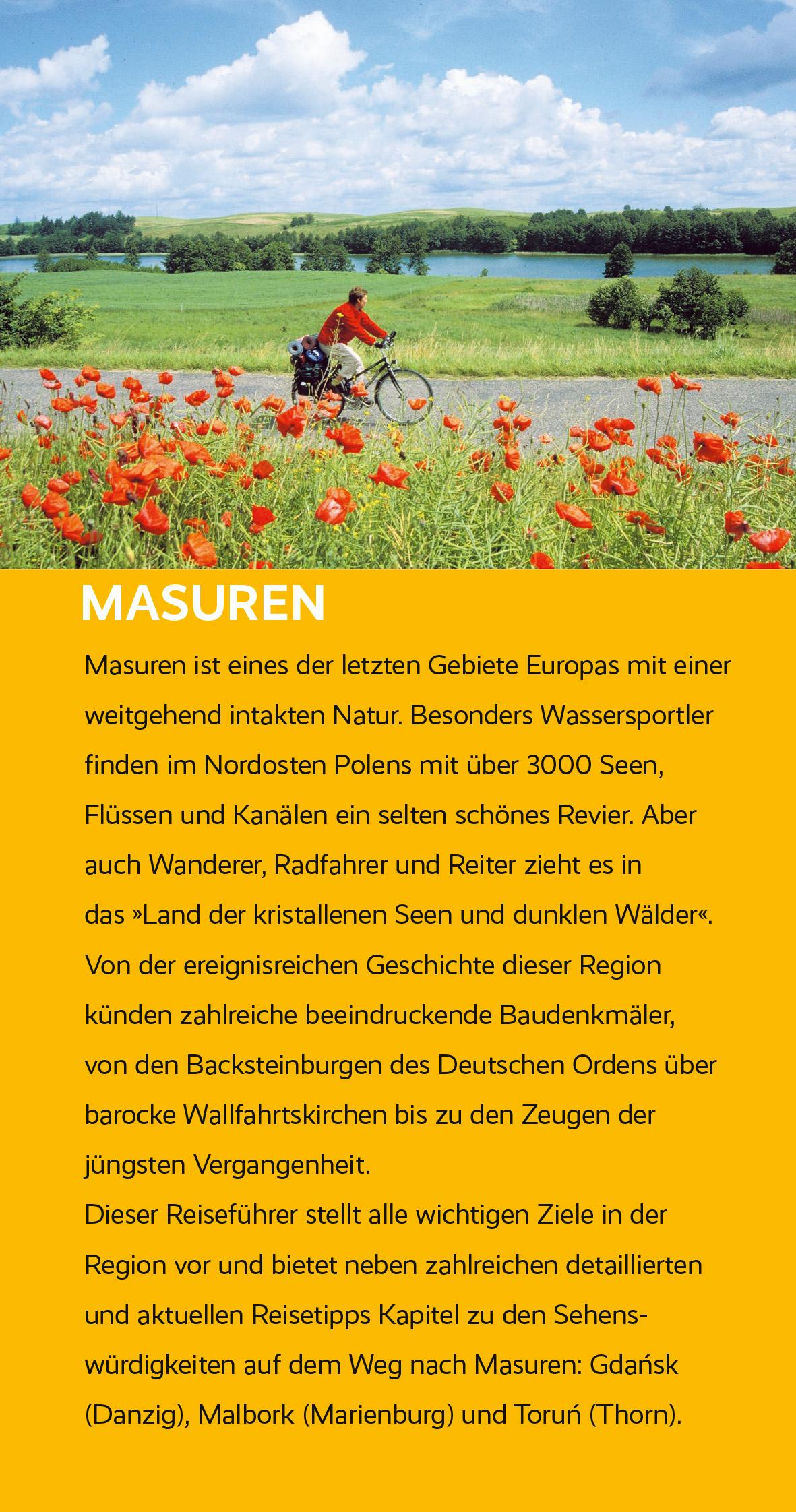 Beispielinhalt (Bild) TRESCHER Reiseführer Masuren