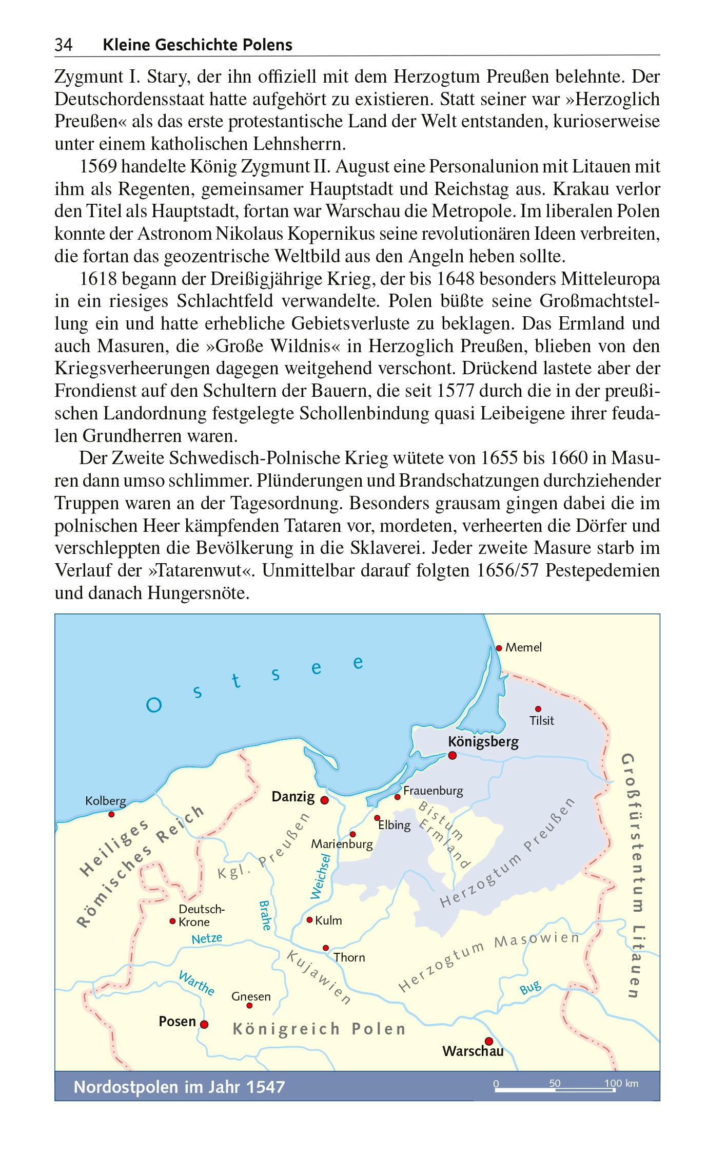 Beispielinhalt (Bild) TRESCHER Reiseführer Masuren
